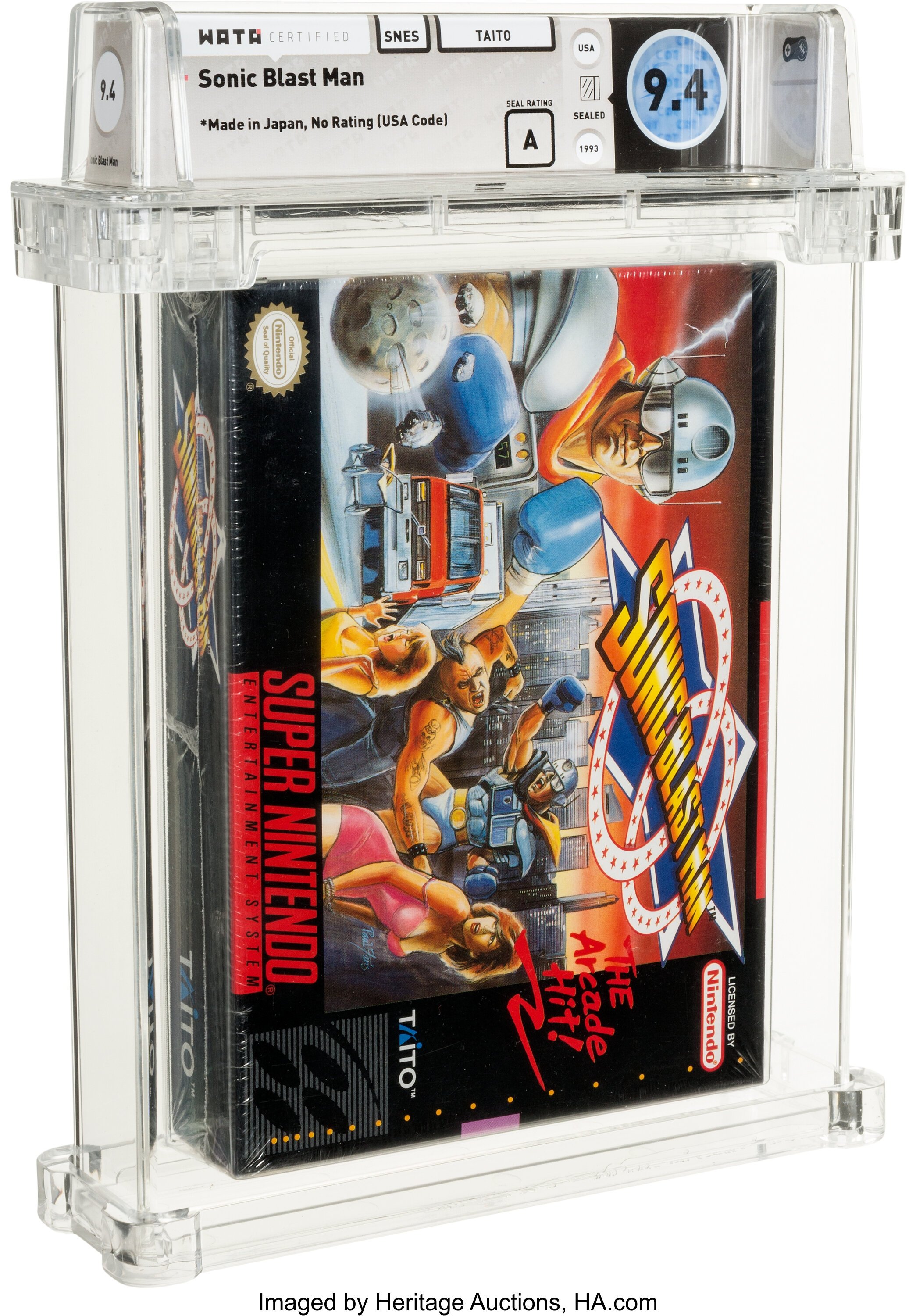 Sonic Blast Man Super Nintendo (SNES): PSA Pop Report + Loose / CIB / Sealed Prices 2026