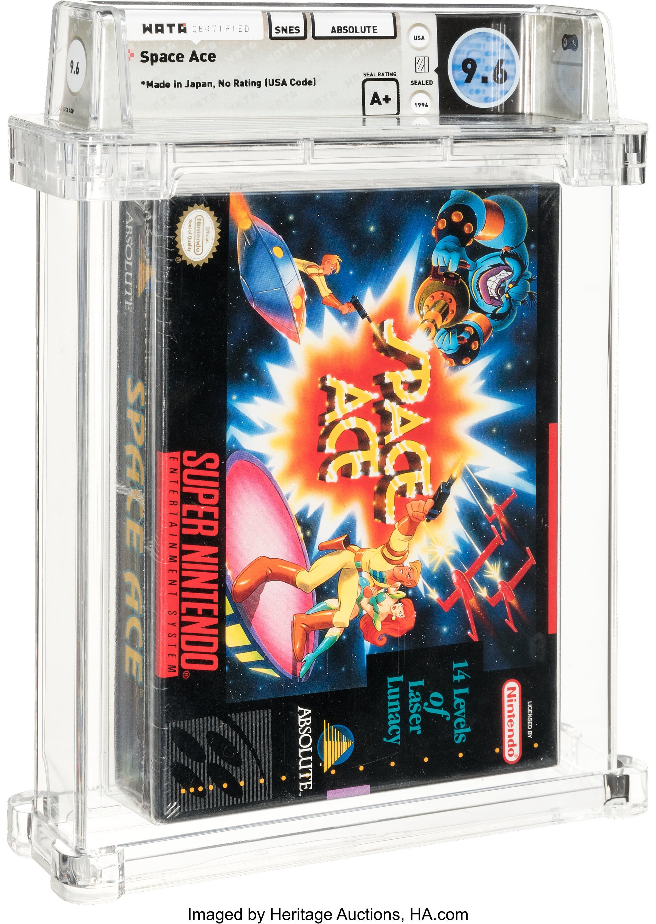 Space Ace Super Nintendo (SNES): PSA Pop Report + Loose / CIB / Sealed Prices 2026