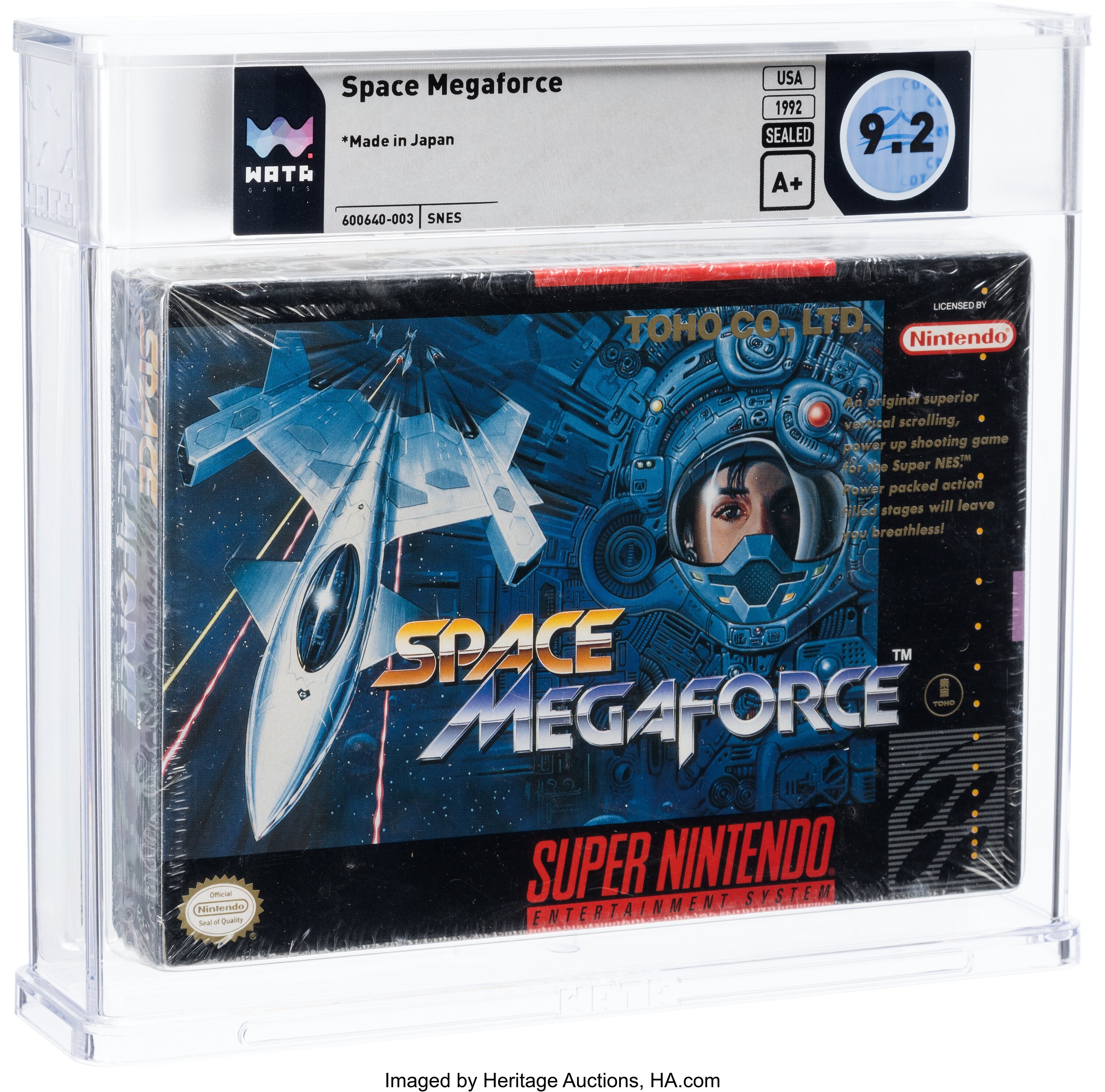 Space Megaforce Super Nintendo (SNES): PSA Pop Report + Loose / CIB / Sealed Prices 2026
