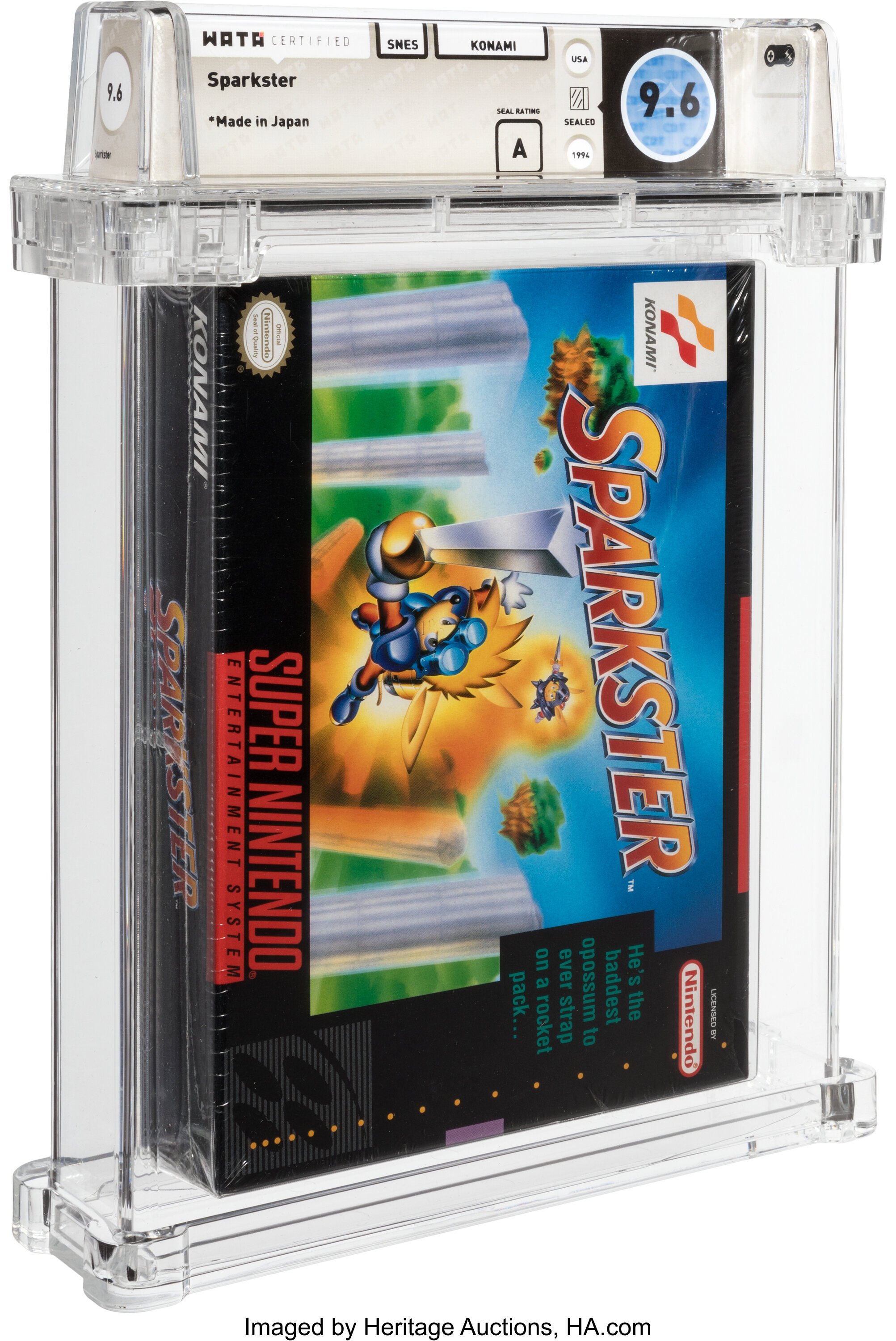 Sparkster Super Nintendo (SNES): PSA Pop Report + Loose / CIB / Sealed Prices 2026