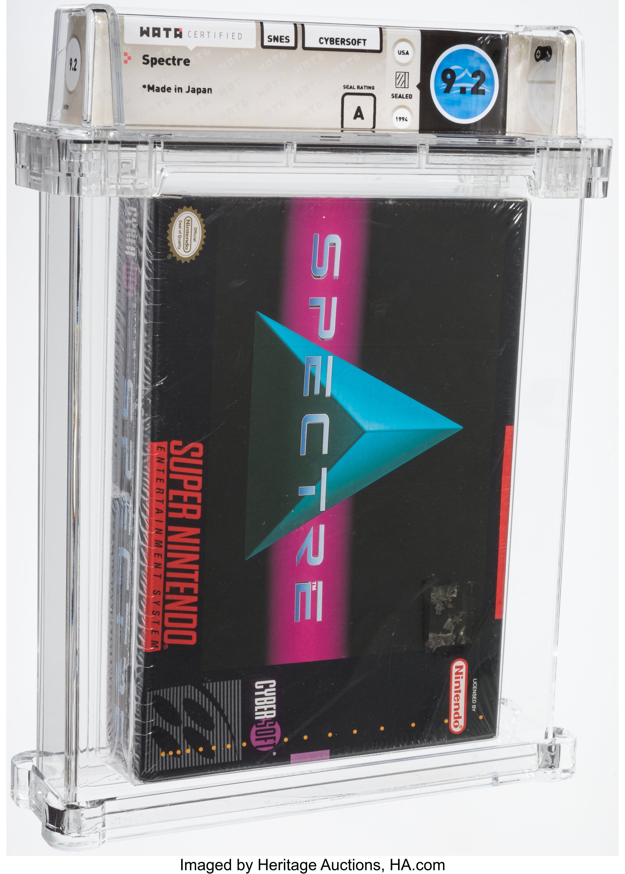Spectre Super Nintendo (SNES): PSA Pop Report + Loose / CIB / Sealed Prices 2026