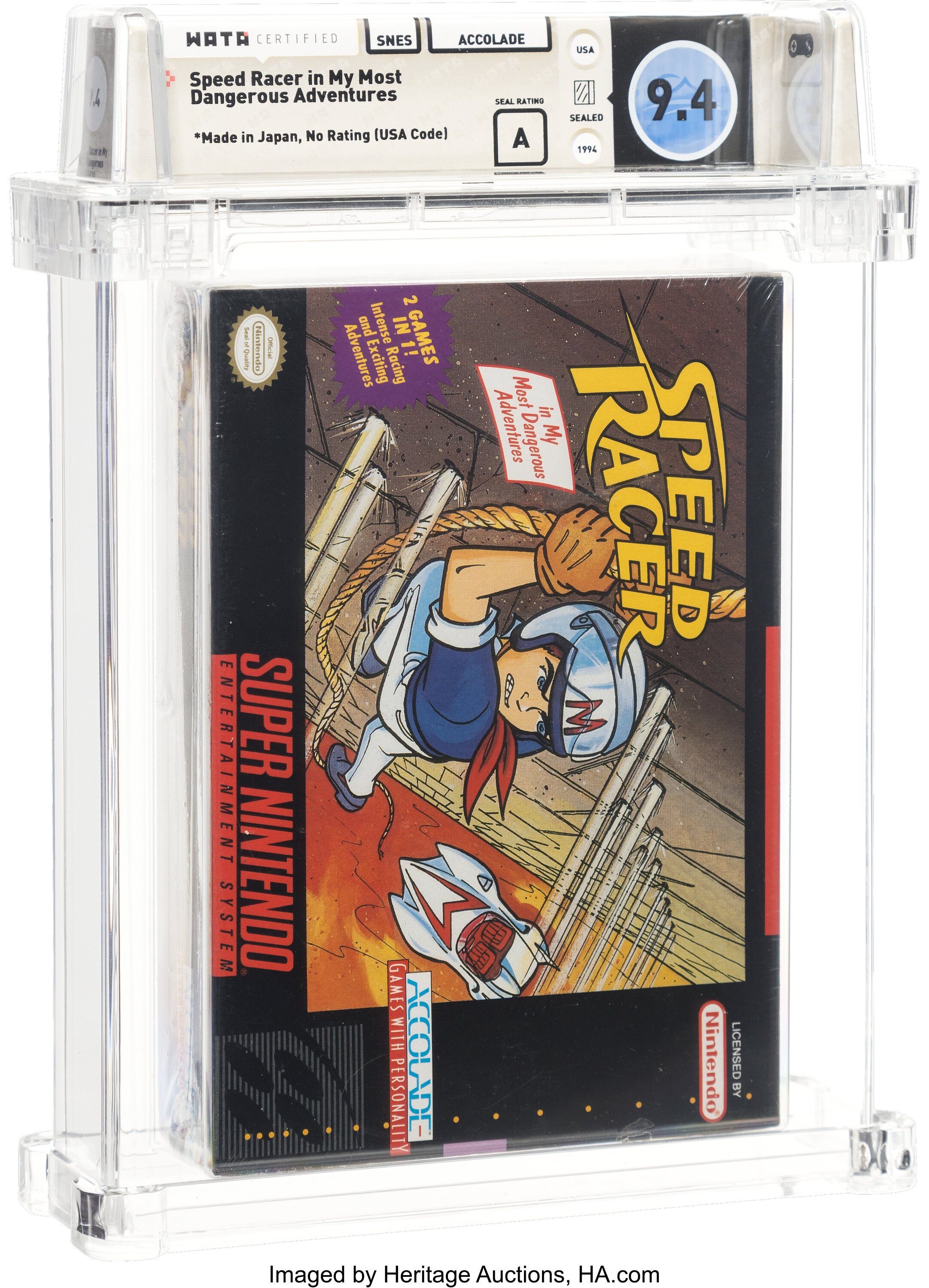 Speed Racer in My Most Dangerous Adventures Super Nintendo (SNES): PSA Pop Report + Loose / CIB / Sealed Prices 2026