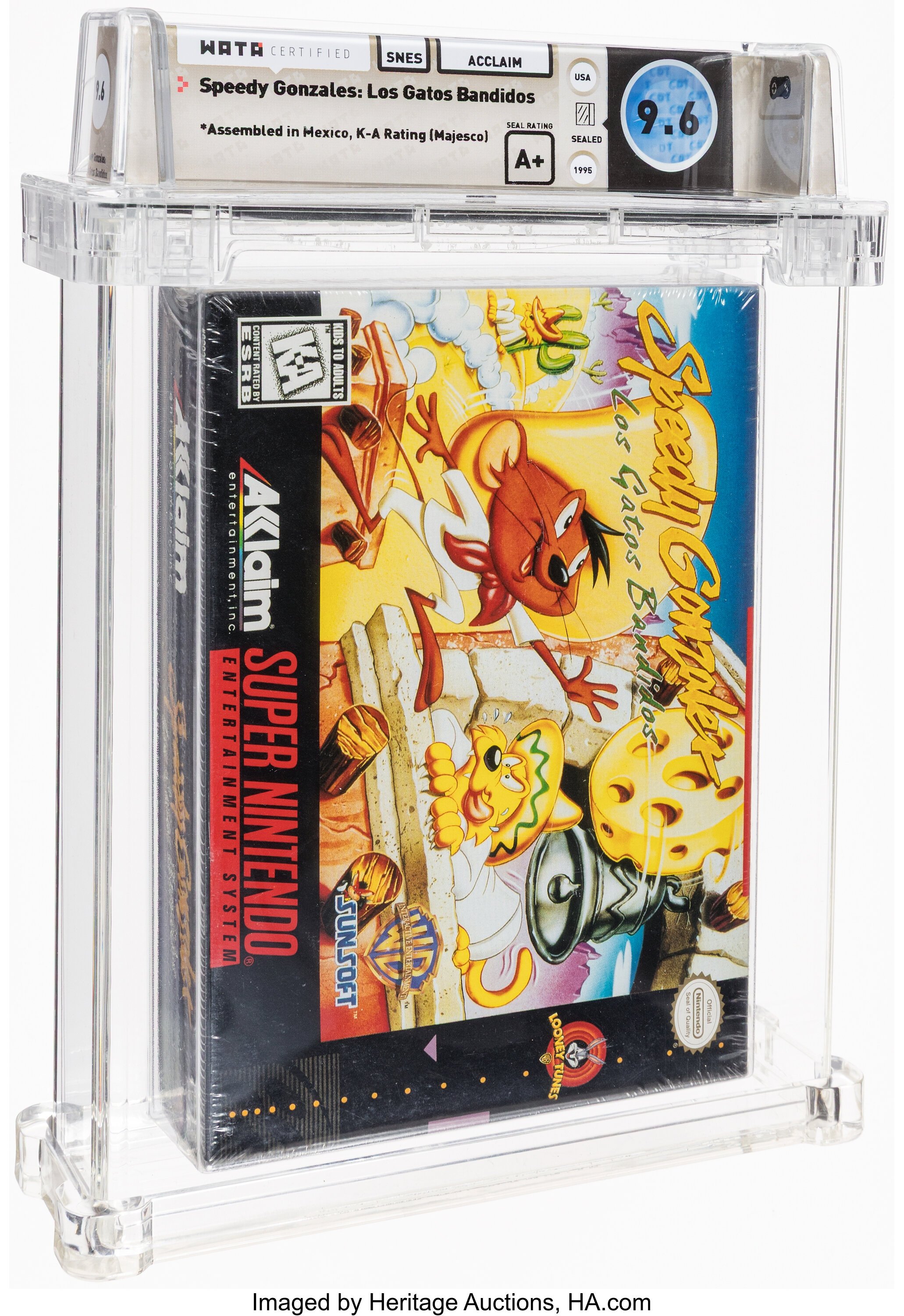 Speedy Gonzales: Los Gatos Bandidos Super Nintendo (SNES): PSA Pop Report + Loose / CIB / Sealed Prices 2026