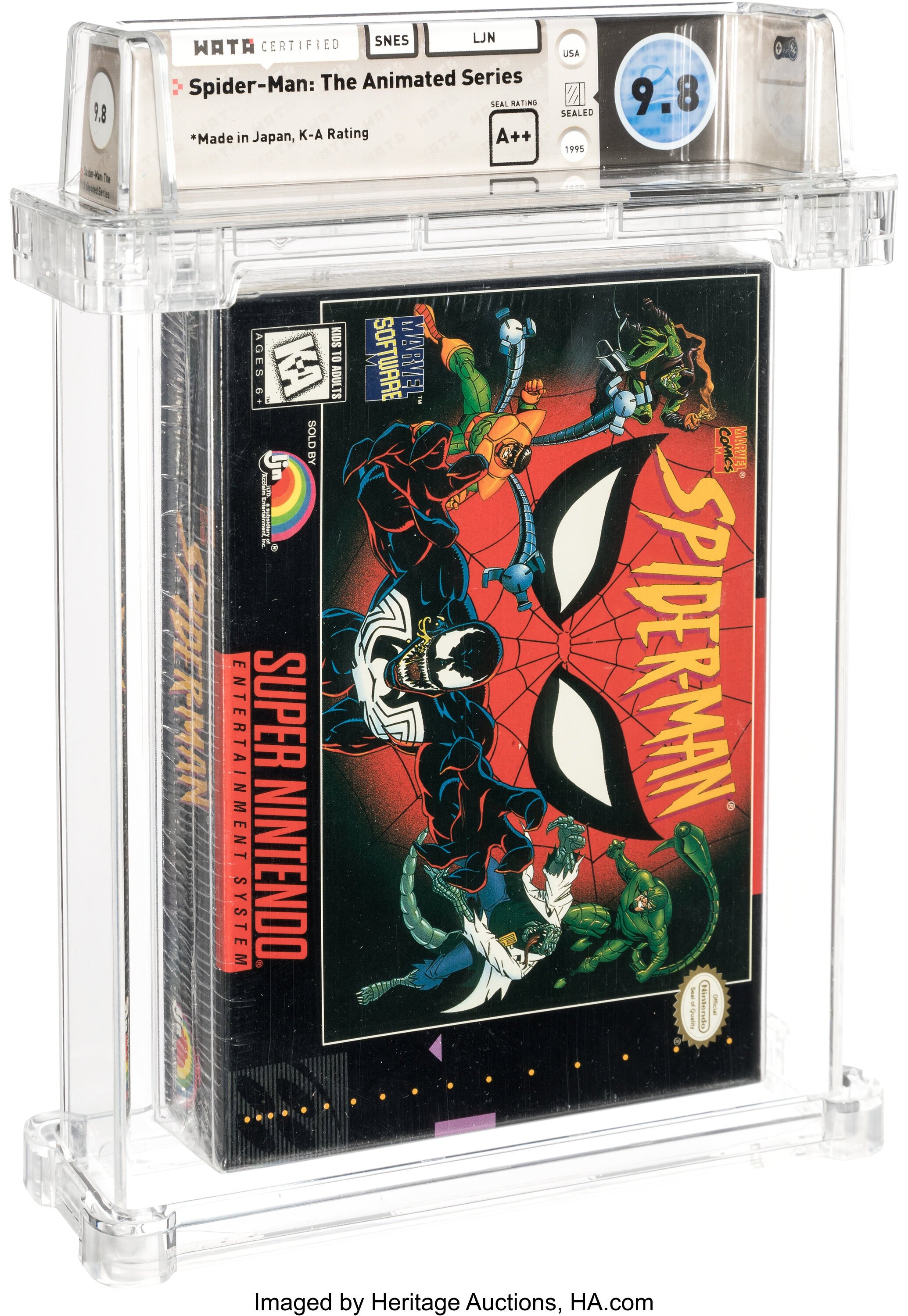 Spider-Man: The Animated Series Super Nintendo (SNES): PSA Pop Report + Loose / CIB / Sealed Prices 2026