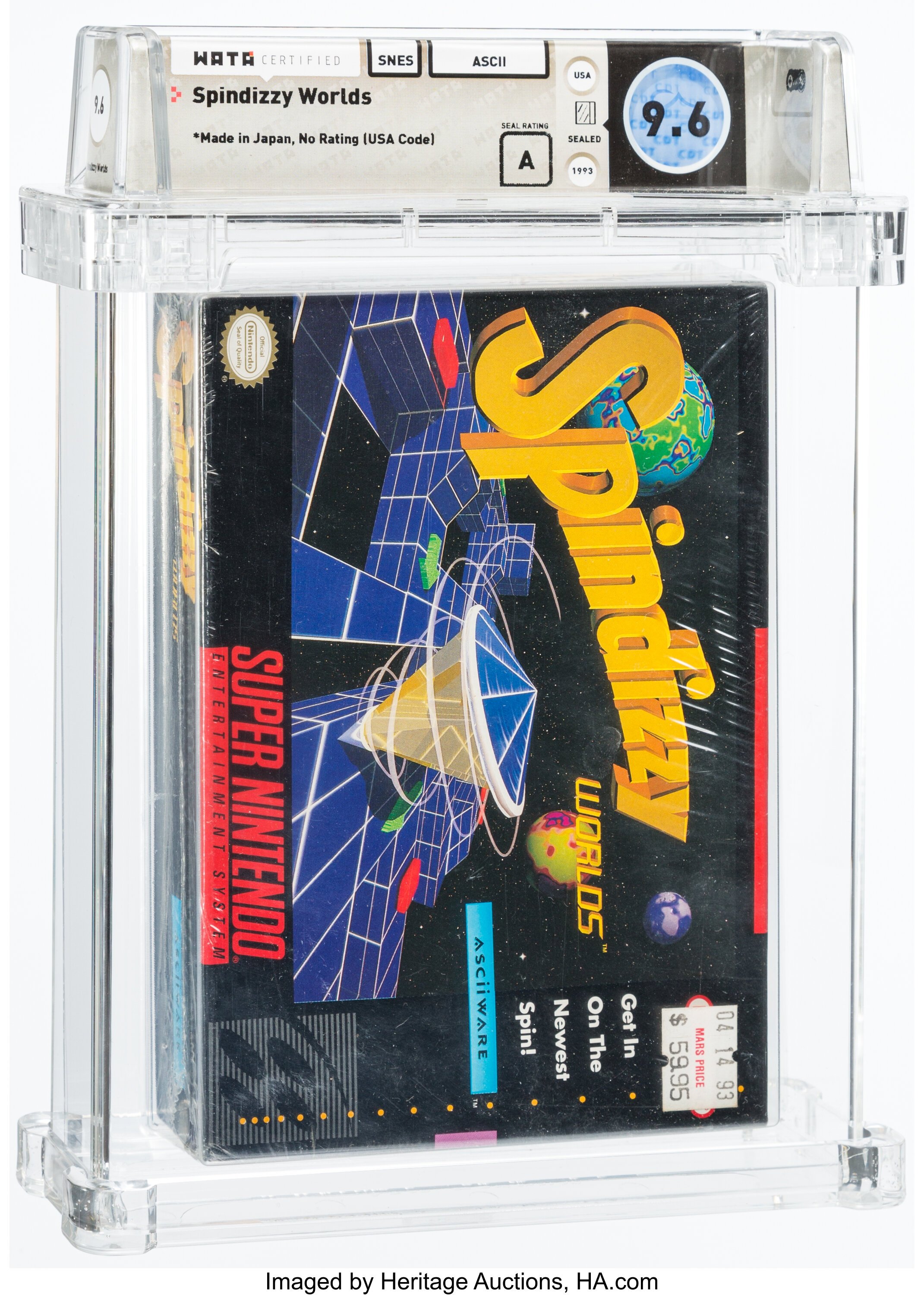 Spindizzy Worlds Super Nintendo (SNES): PSA Pop Report + Loose / CIB / Sealed Prices 2026
