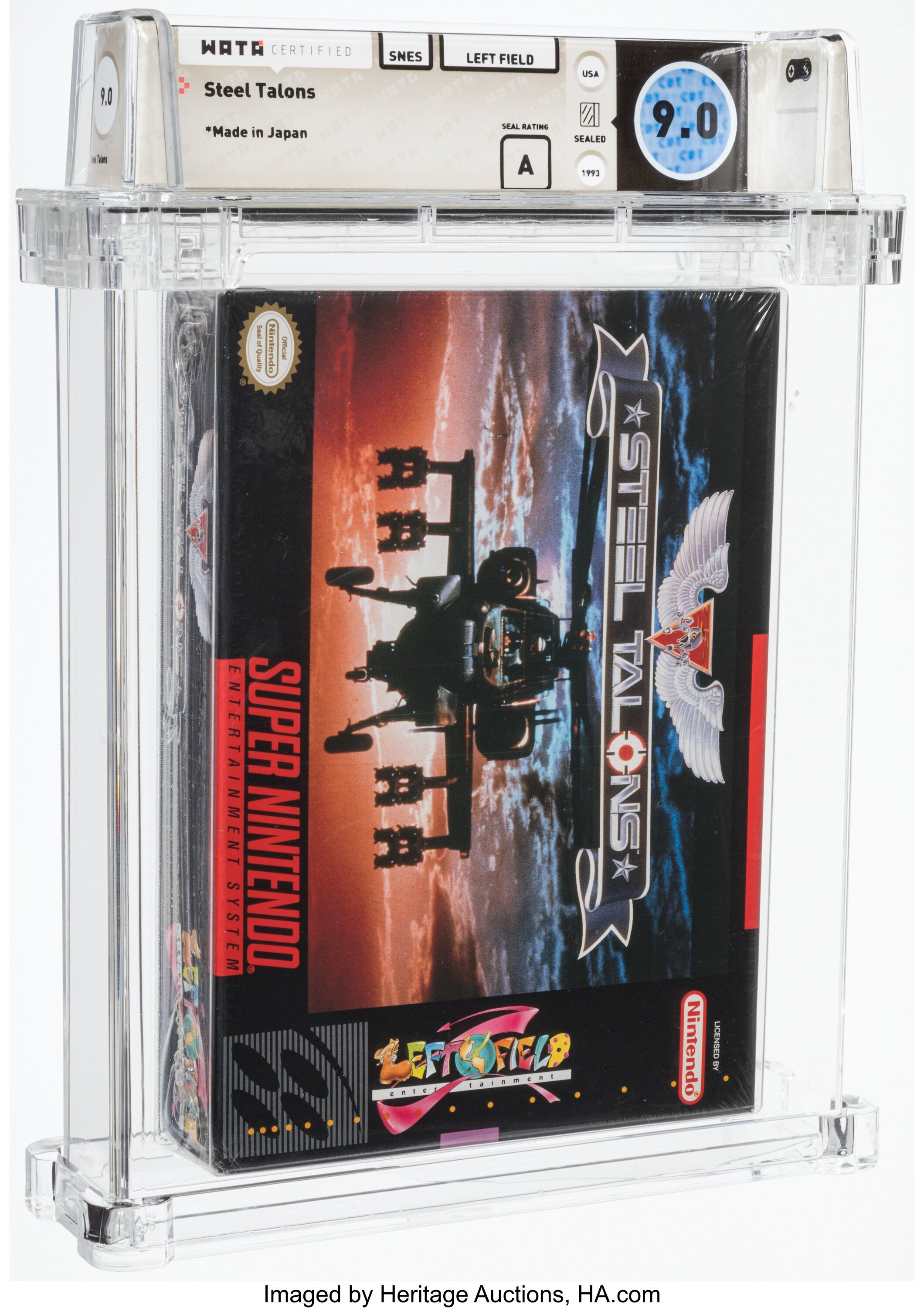 Steel Talons Super Nintendo (SNES): PSA Pop Report + Loose / CIB / Sealed Prices 2026