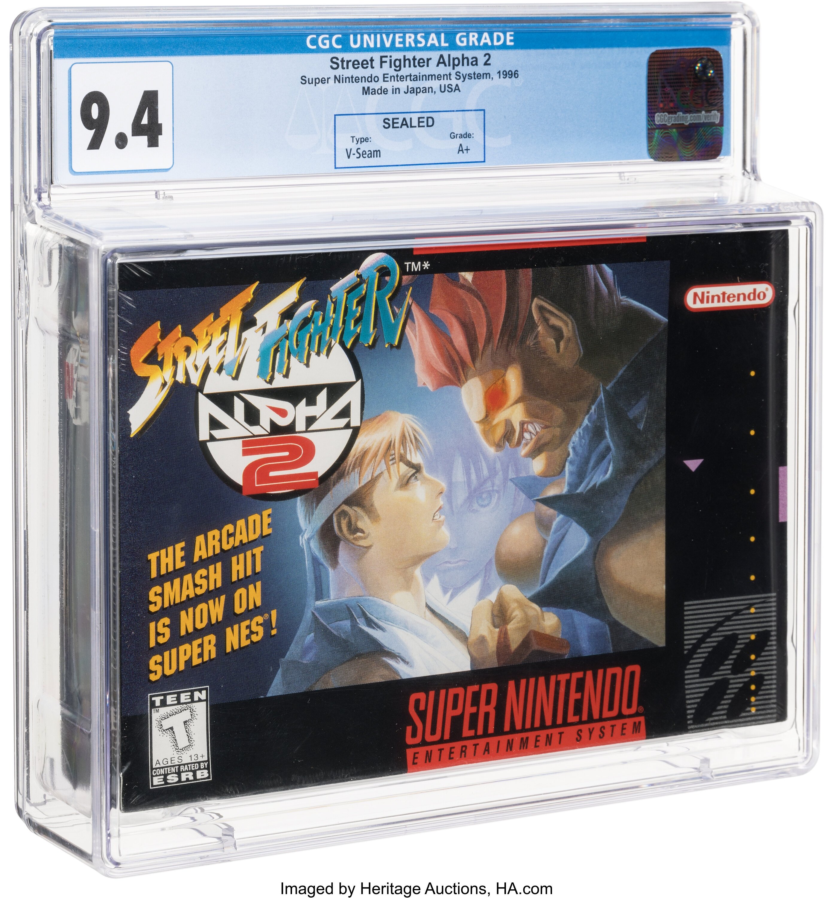 Street Fighter Alpha 2 Super Nintendo (SNES): PSA Pop Report + Loose / CIB / Sealed Prices 2026