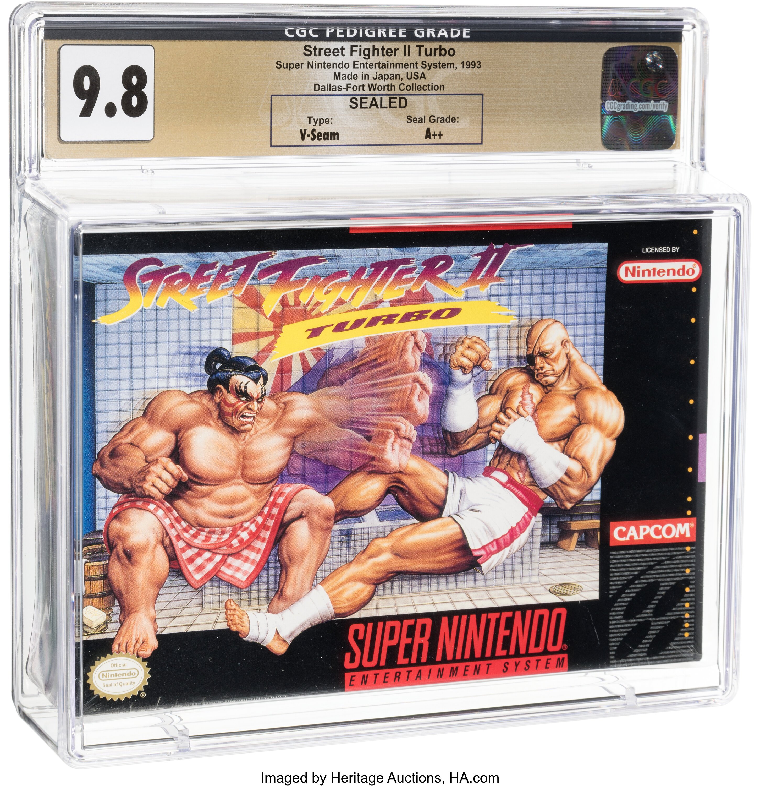 Street Fighter II Turbo Super Nintendo (SNES): PSA Pop Report + Loose / CIB / Sealed Prices 2026