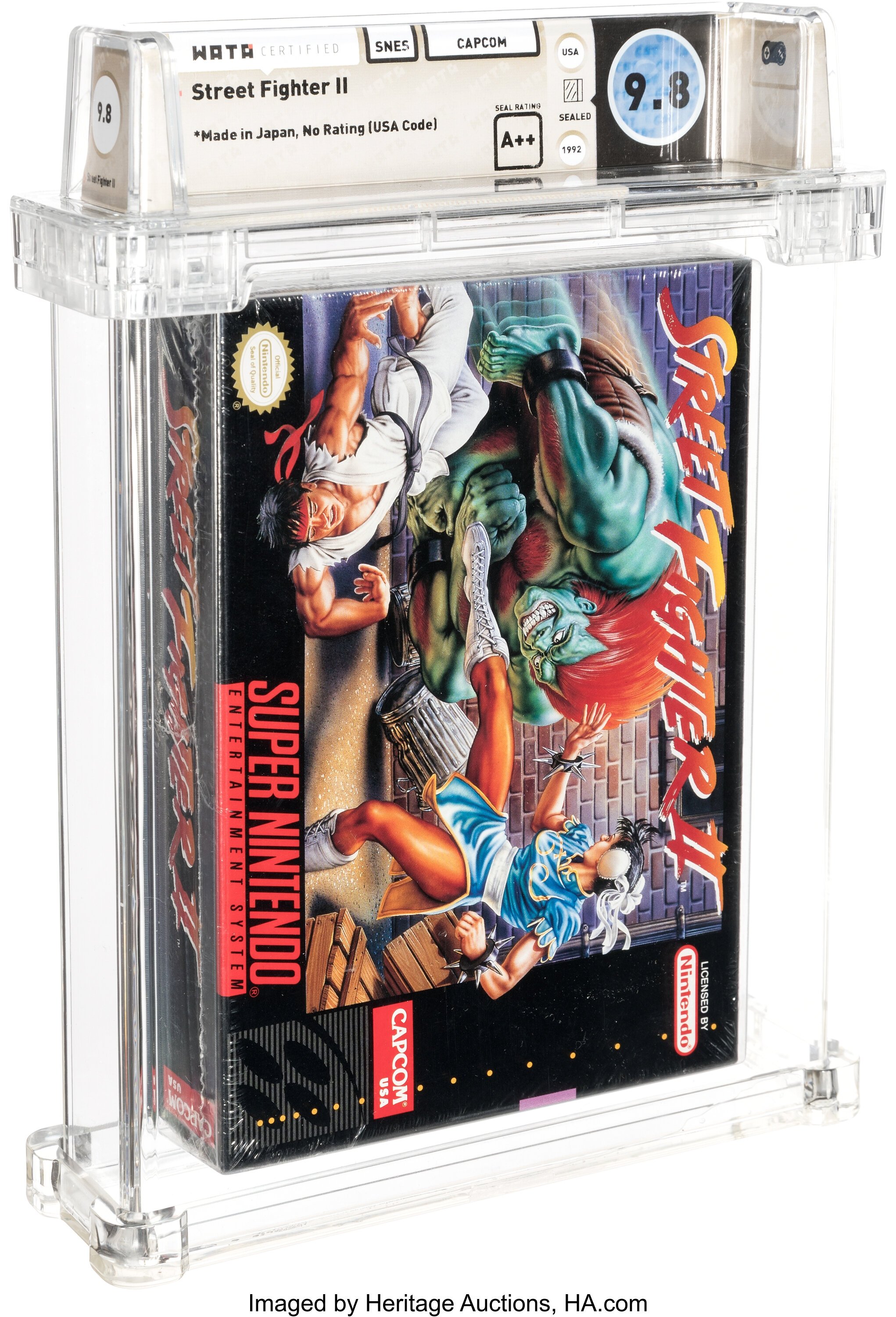Street Fighter II Super Nintendo (SNES): PSA Pop Report + Loose / CIB / Sealed Prices 2026