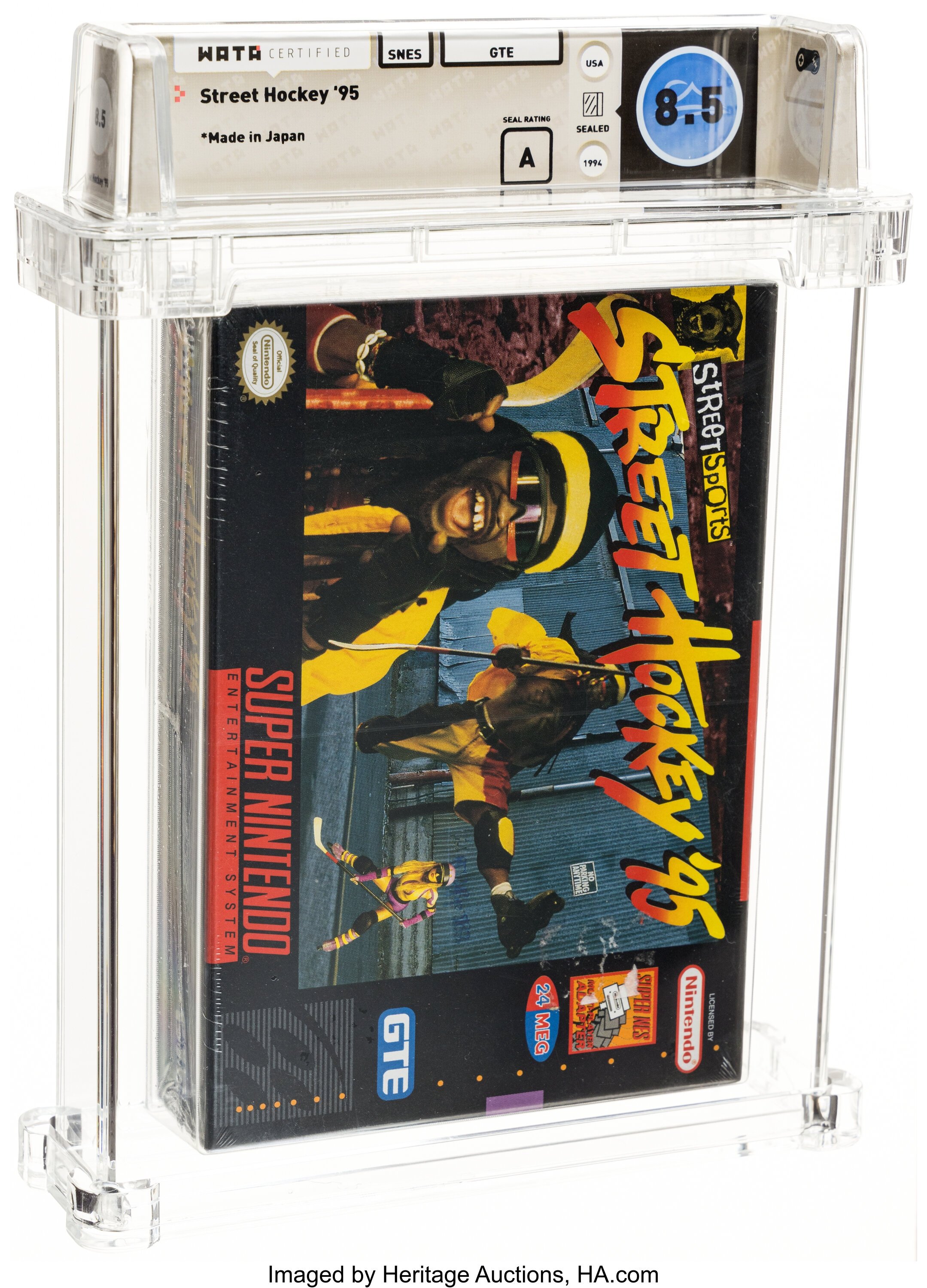 Street Hockey '95 Super Nintendo (SNES): PSA Pop Report + Loose / CIB / Sealed Prices 2026