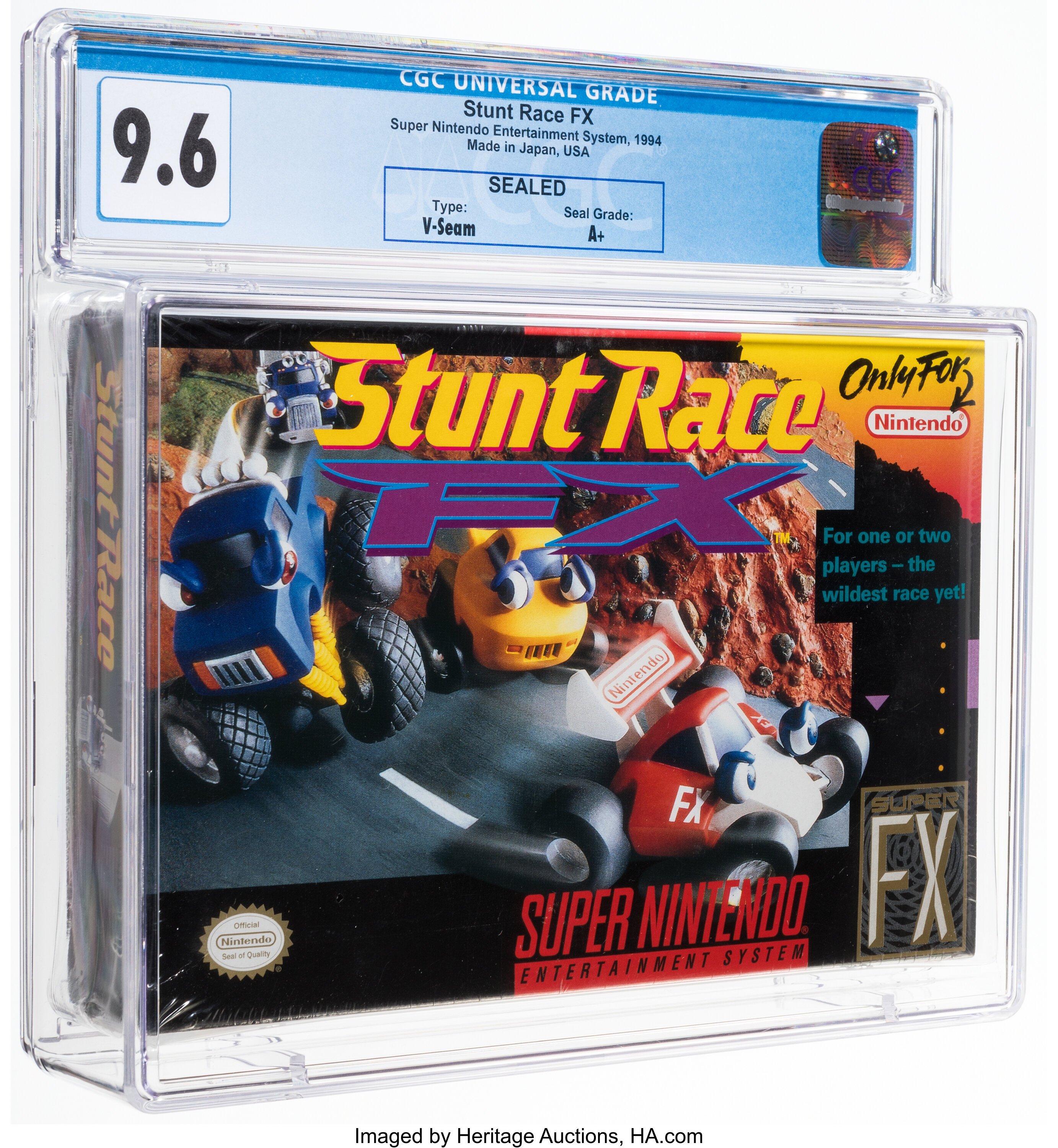 Stunt Race FX Super Nintendo (SNES): PSA Pop Report + Loose / CIB / Sealed Prices 2026