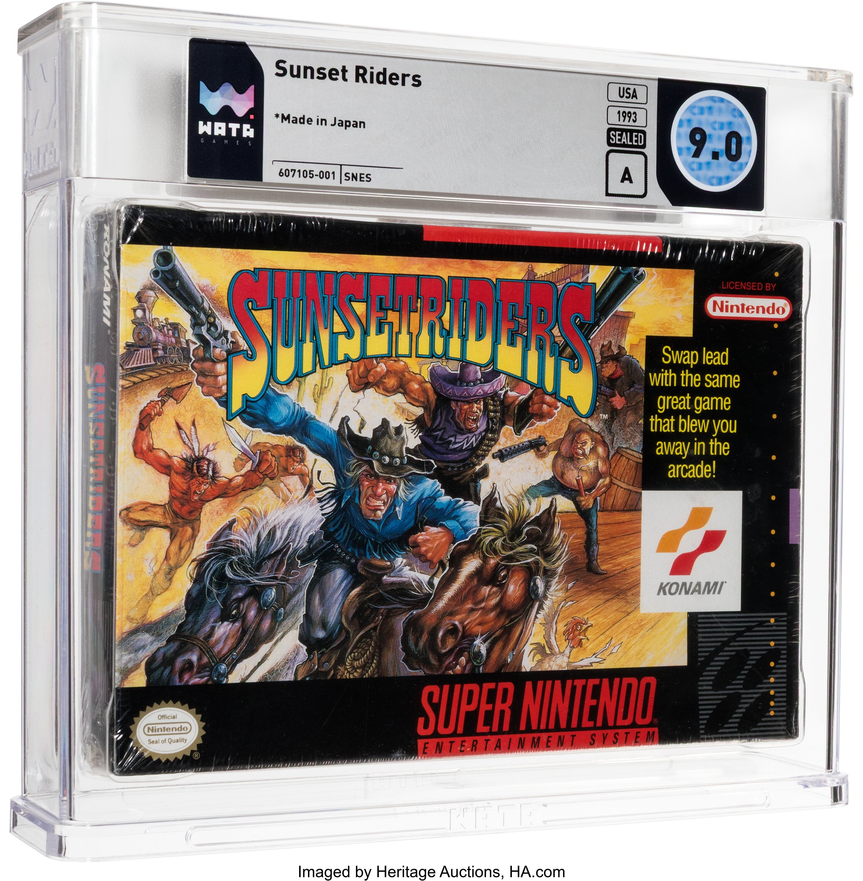 Sunset Riders Super Nintendo (SNES): PSA Pop Report + Loose / CIB / Sealed Prices 2026