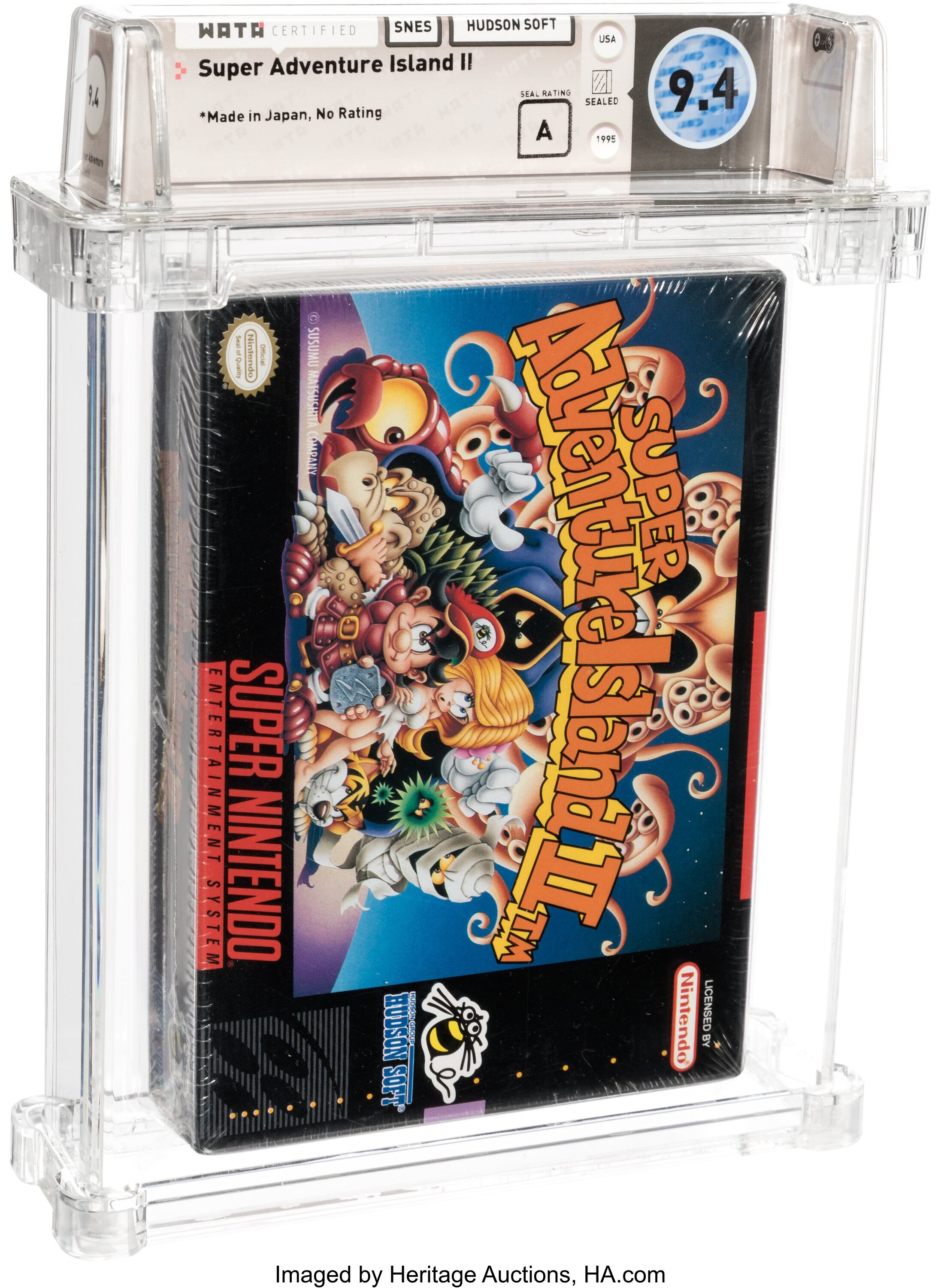 Super Adventure Island II Super Nintendo (SNES): PSA Pop Report + Loose / CIB / Sealed Prices 2026