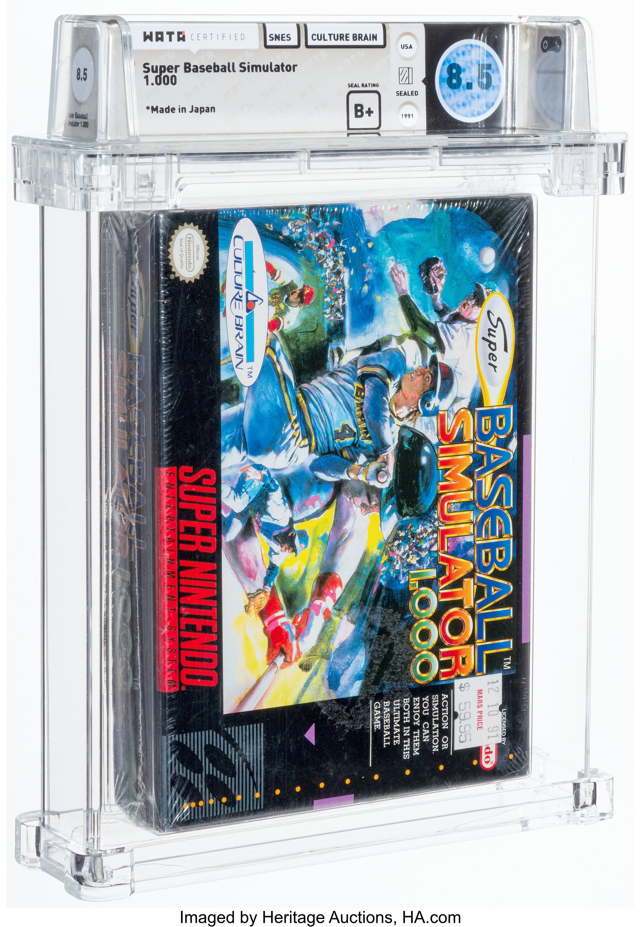 Super Baseball Simulator 1.000 Super Nintendo (SNES): PSA Pop Report + Loose / CIB / Sealed Prices 2026