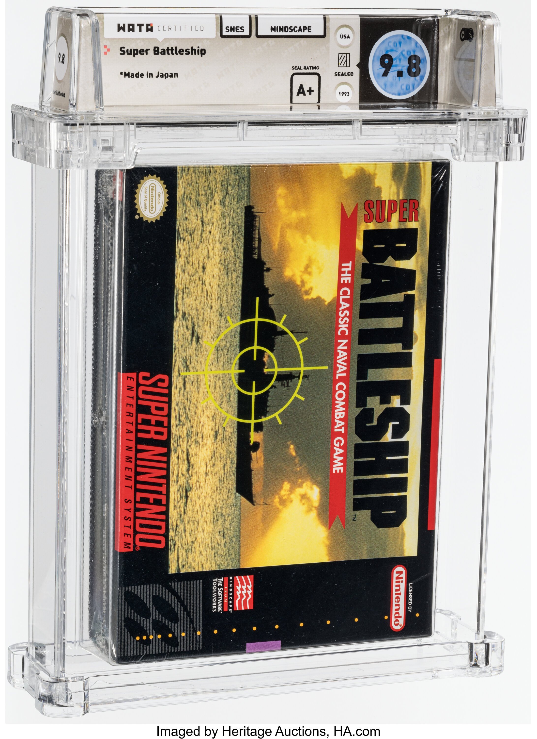 Super Battleship Super Nintendo (SNES): PSA Pop Report + Loose / CIB / Sealed Prices 2026