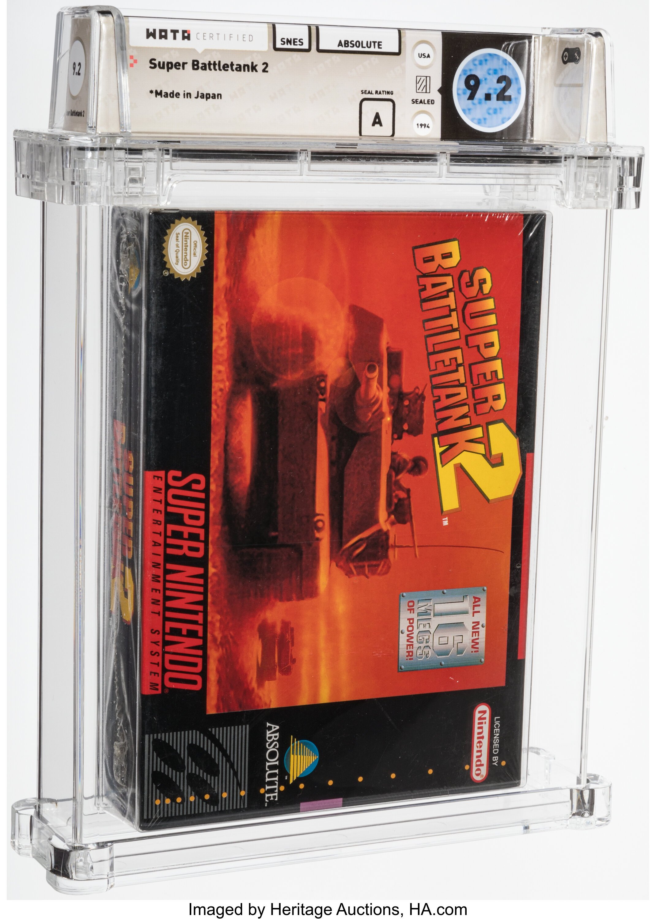 Super Battletank 2 Super Nintendo (SNES): PSA Pop Report + Loose / CIB / Sealed Prices 2026