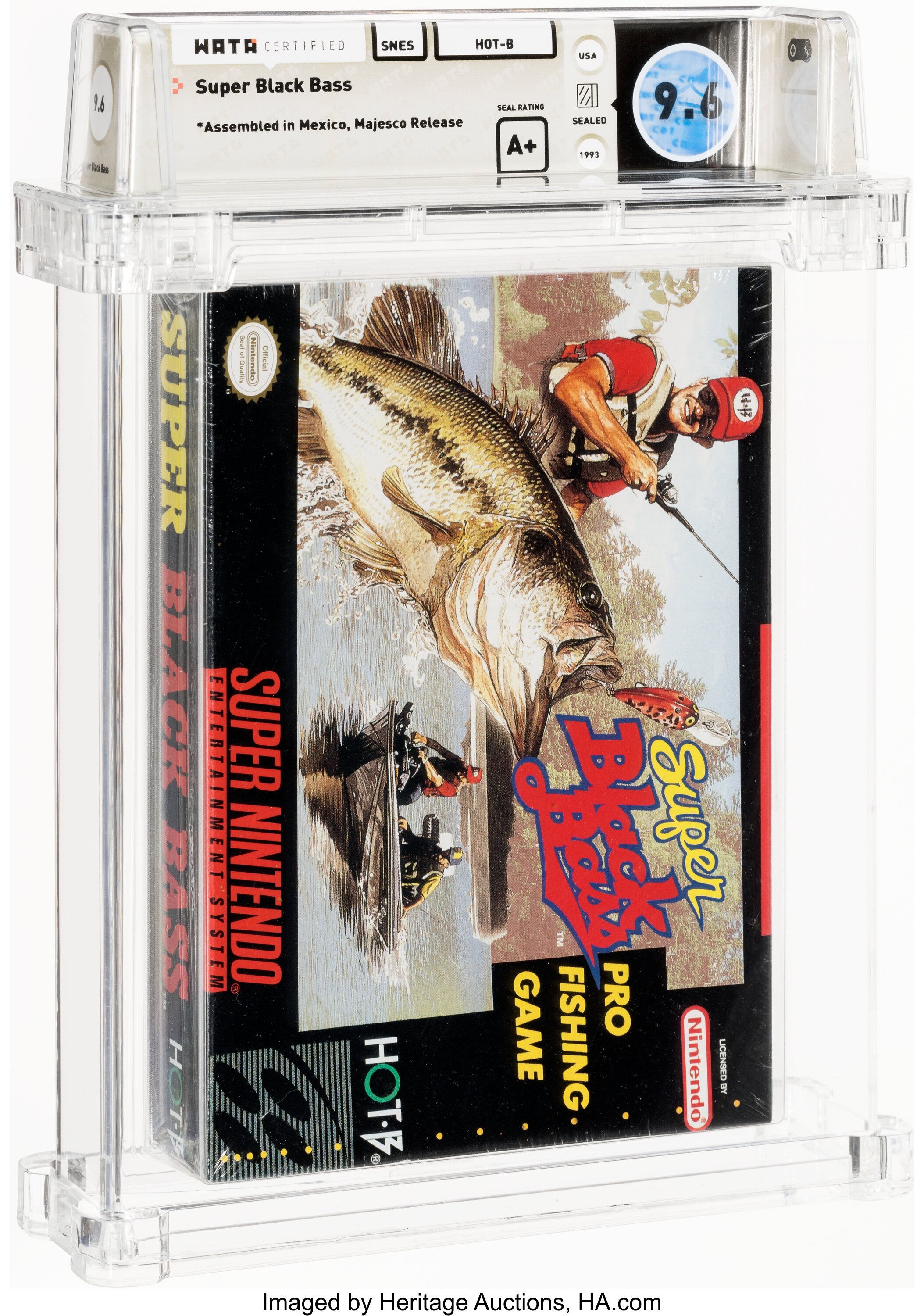 Super Black Bass Super Nintendo (SNES): PSA Pop Report + Loose / CIB / Sealed Prices 2026