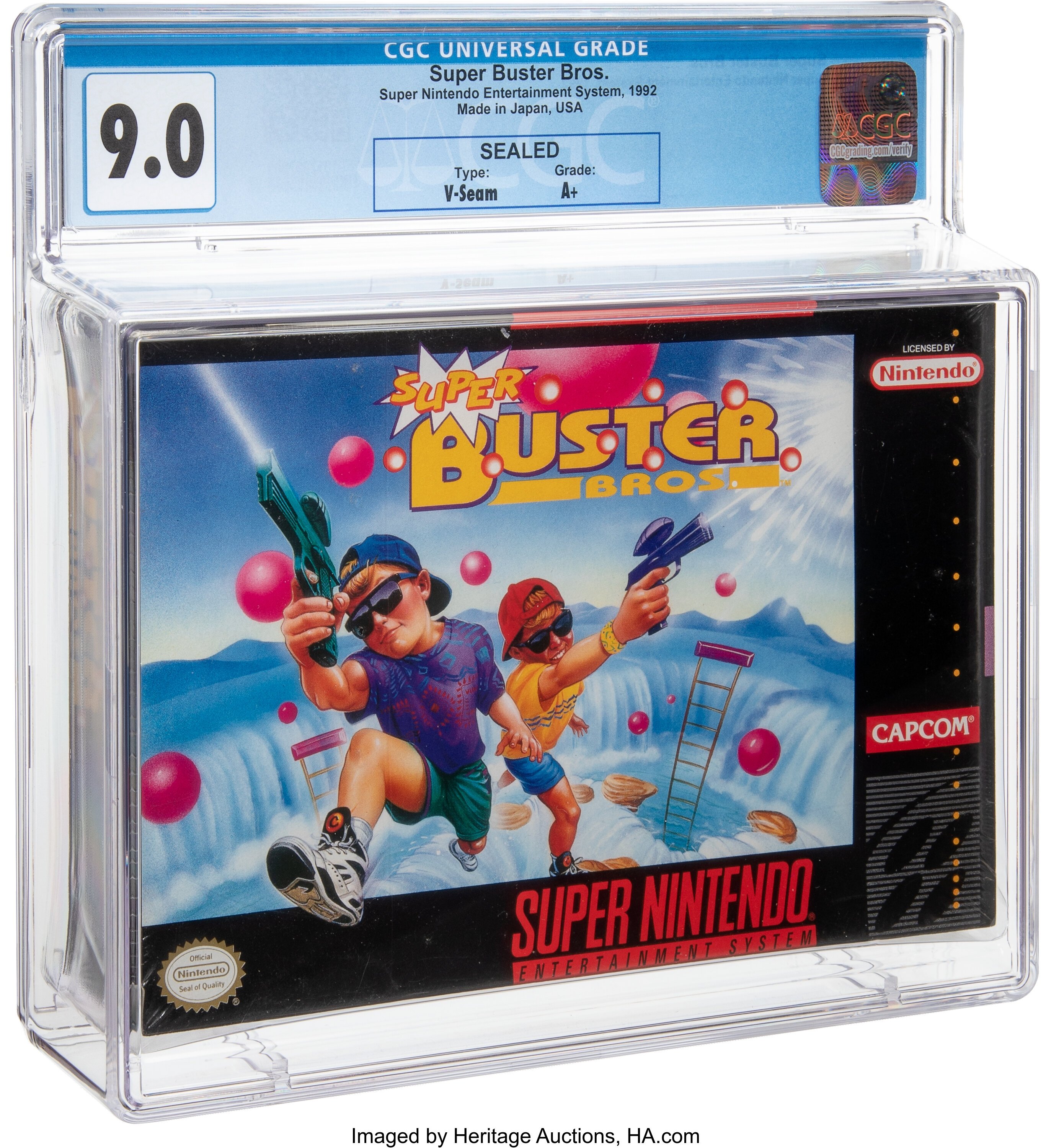 Super Buster Bros. Super Nintendo (SNES): PSA Pop Report + Loose / CIB / Sealed Prices 2026