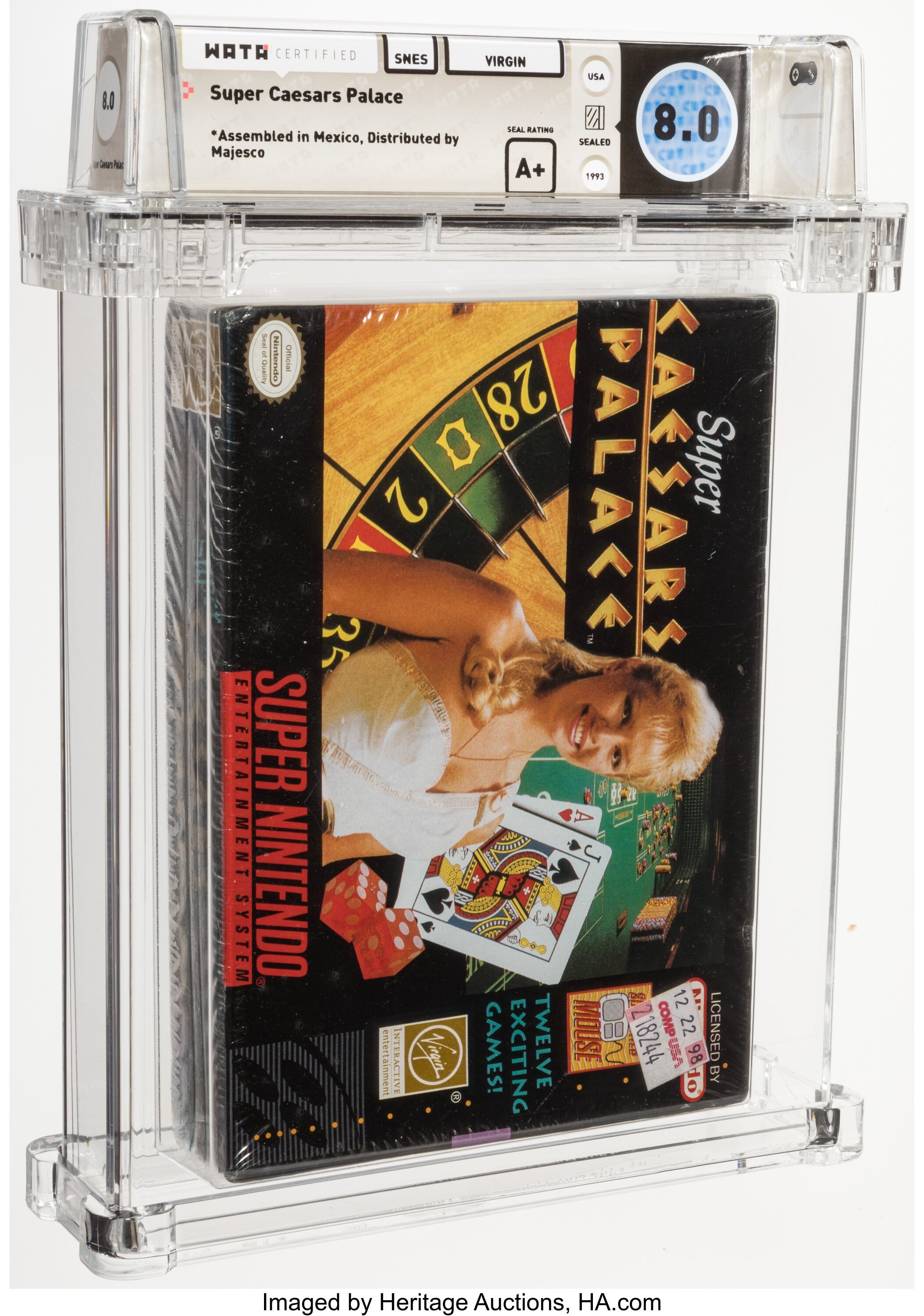 Super Caesars Palace Super Nintendo (SNES): PSA Pop Report + Loose / CIB / Sealed Prices 2026