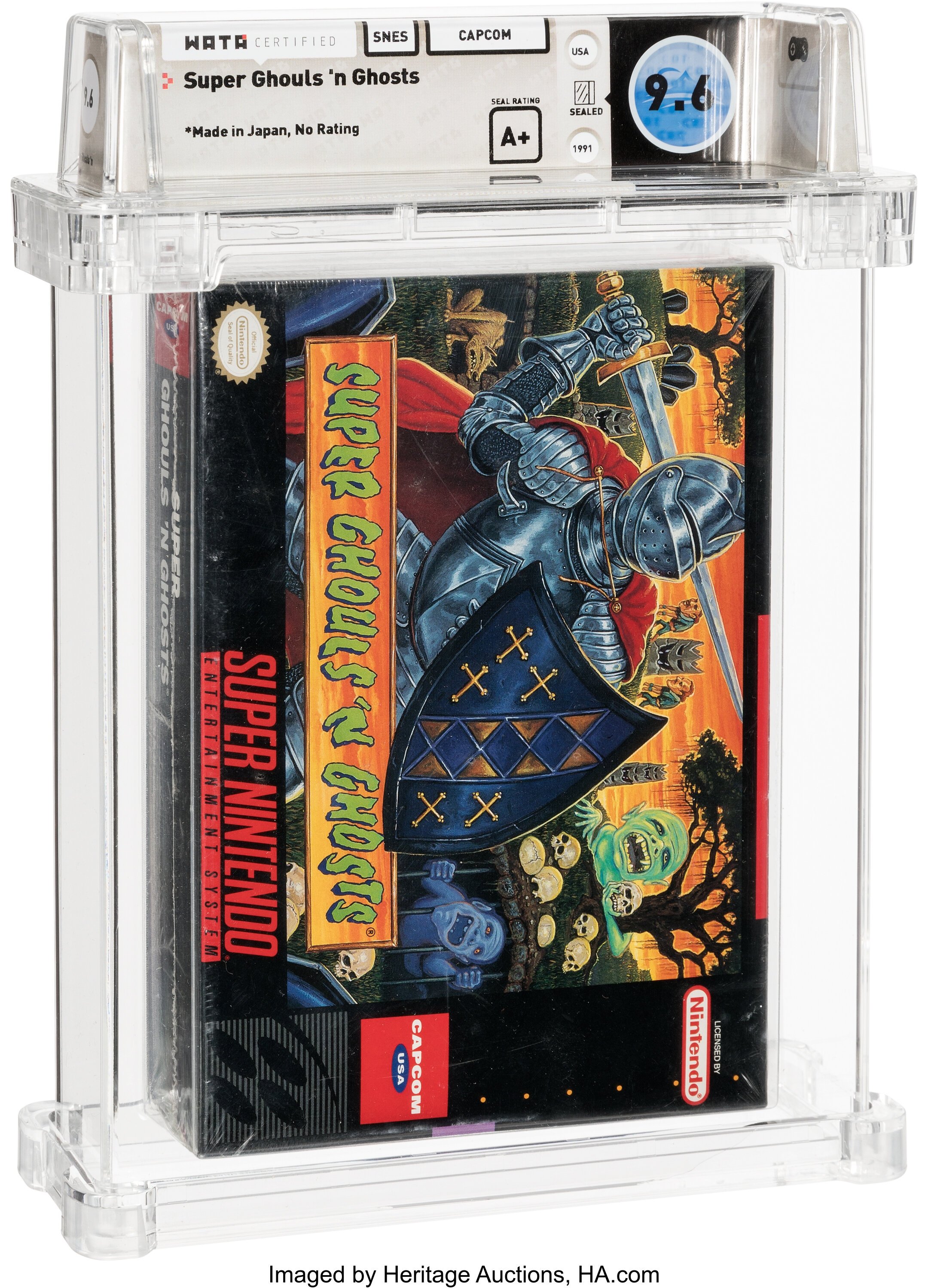 Super Ghouls 'n Ghosts Super Nintendo (SNES): PSA Pop Report + Loose / CIB / Sealed Prices 2026