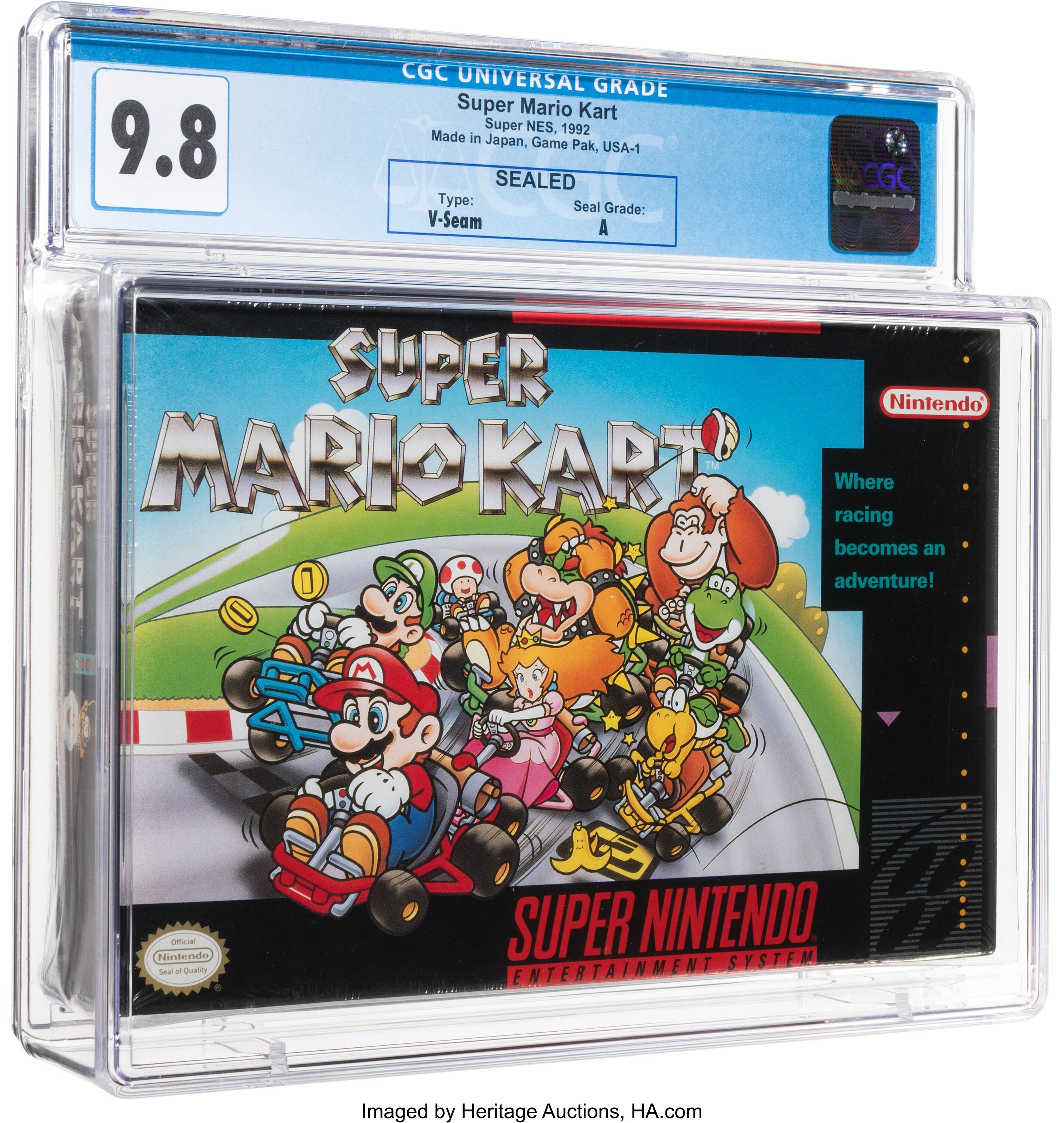 Super Mario Kart Super Nintendo (SNES): PSA Pop Report + Loose / CIB / Sealed Prices 2026