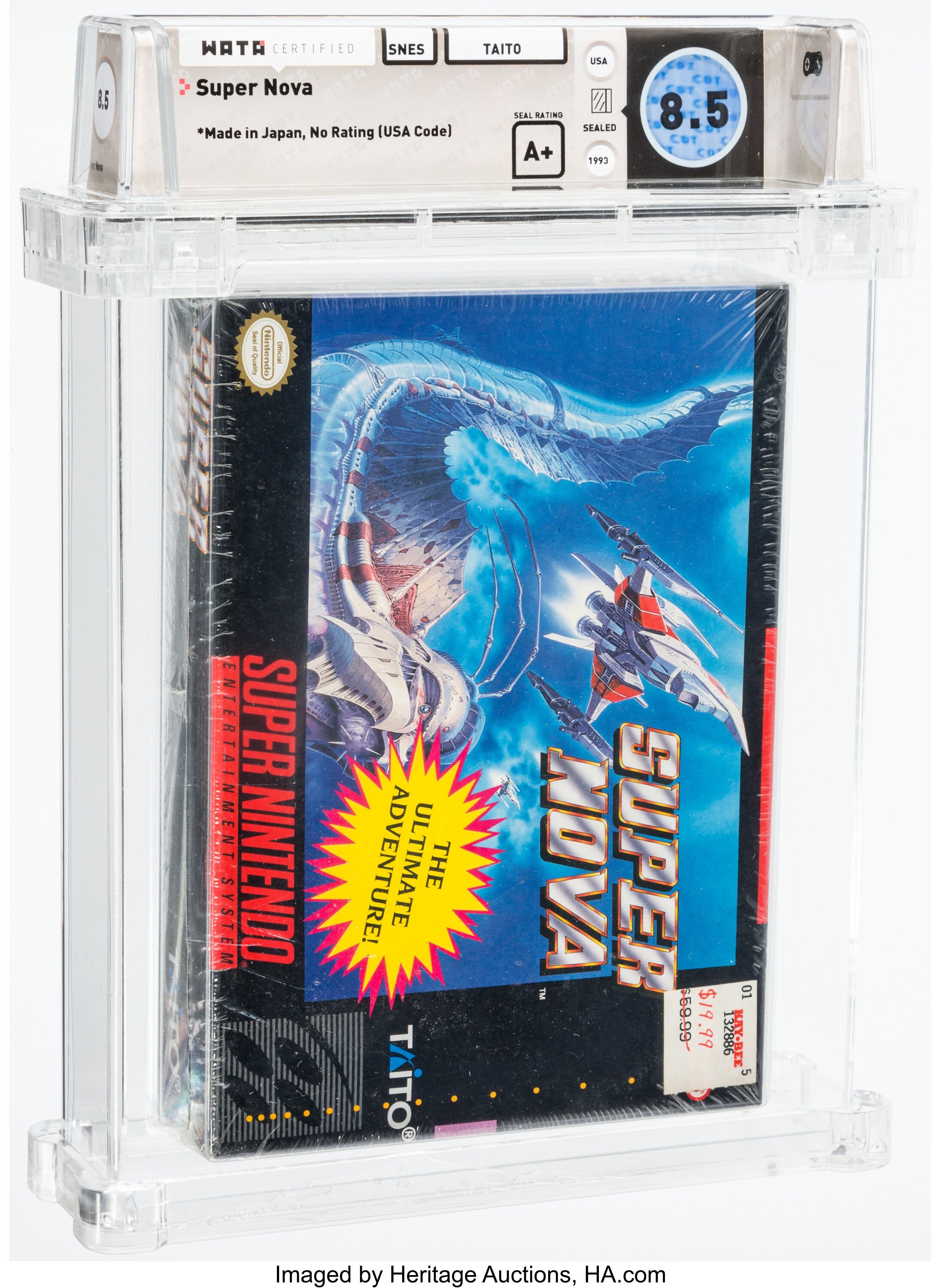 Super Nova Super Nintendo (SNES): PSA Pop Report + Loose / CIB / Sealed Prices 2026