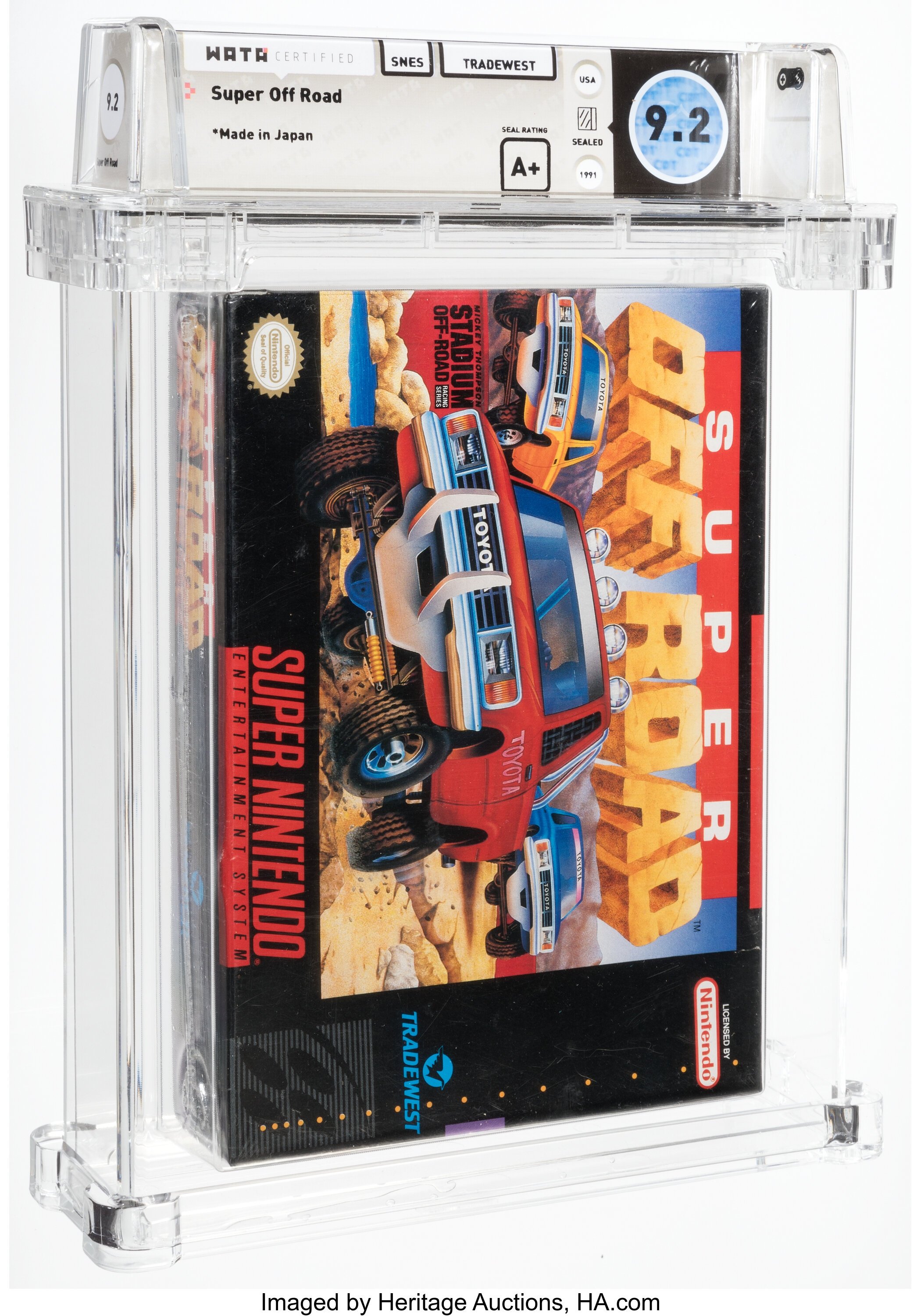Super Off Road Super Nintendo (SNES): PSA Pop Report + Loose / CIB / Sealed Prices 2026