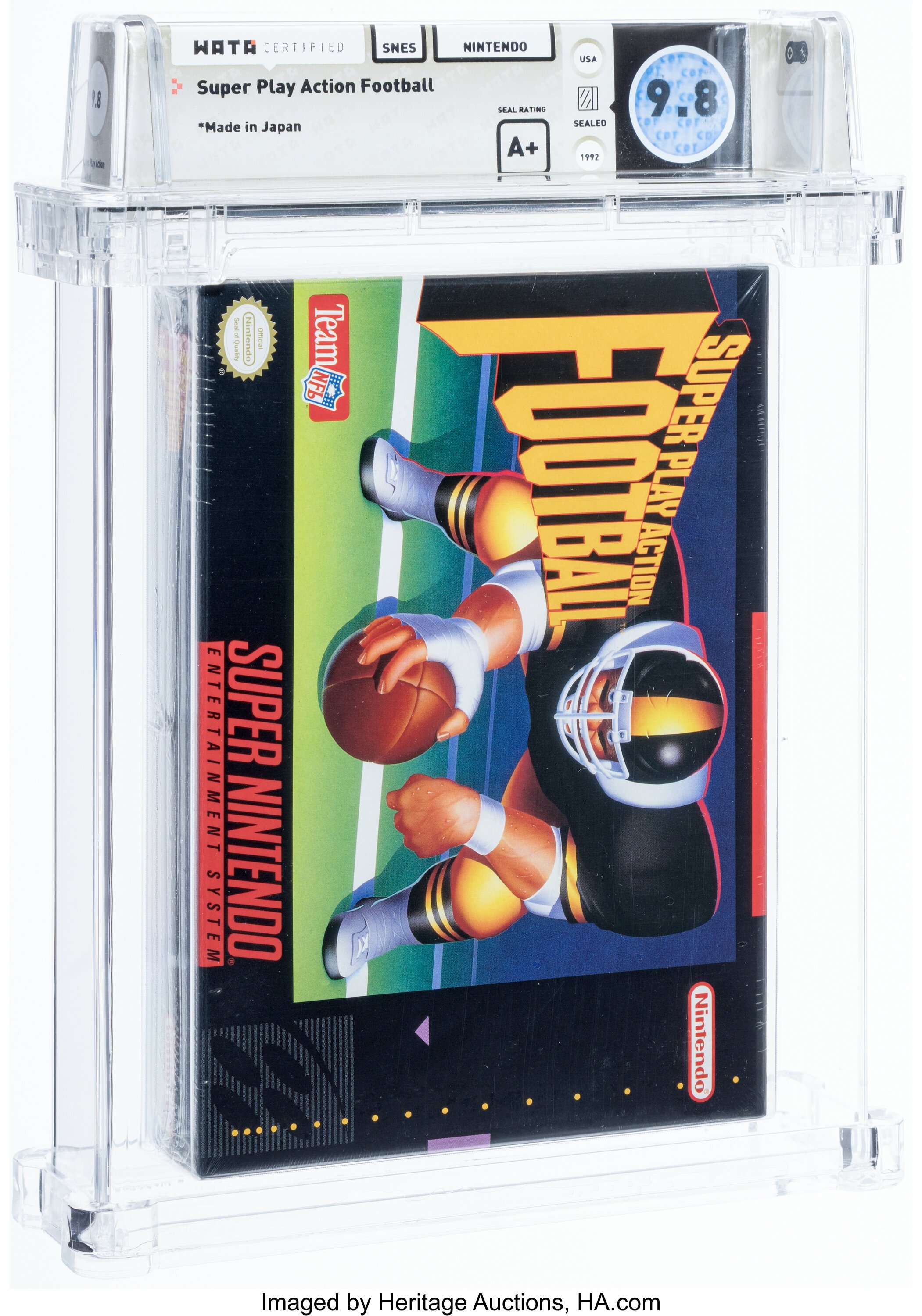 Super Play Action Football Super Nintendo (SNES): PSA Pop Report + Loose / CIB / Sealed Prices 2026