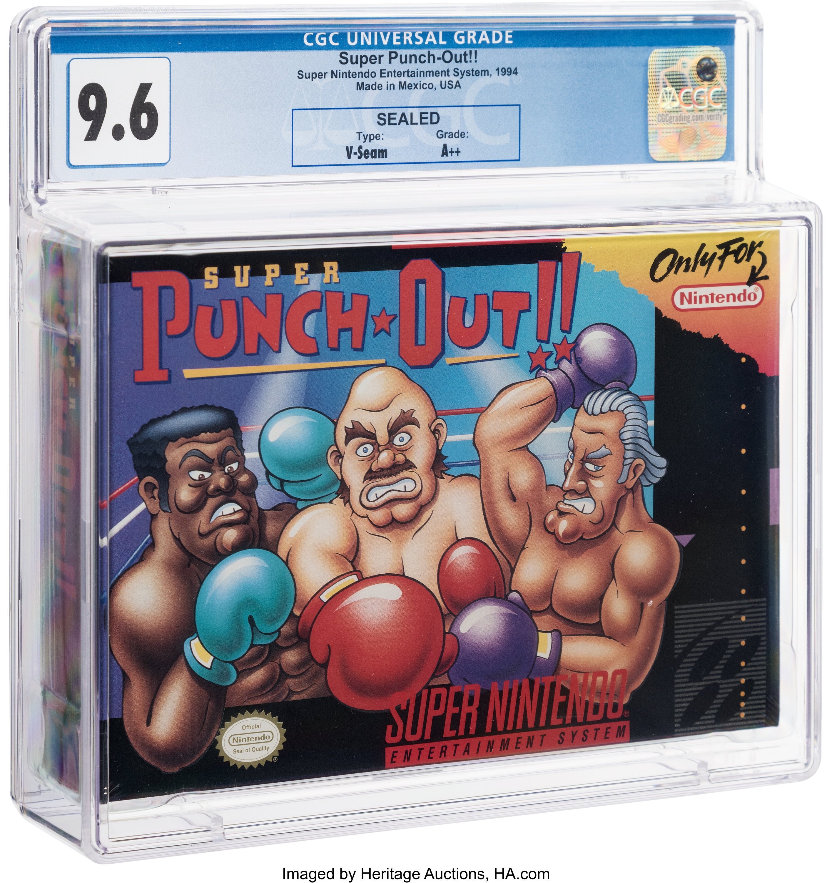 Super Punch-Out!! Super Nintendo (SNES): PSA Pop Report + Loose / CIB / Sealed Prices 2026