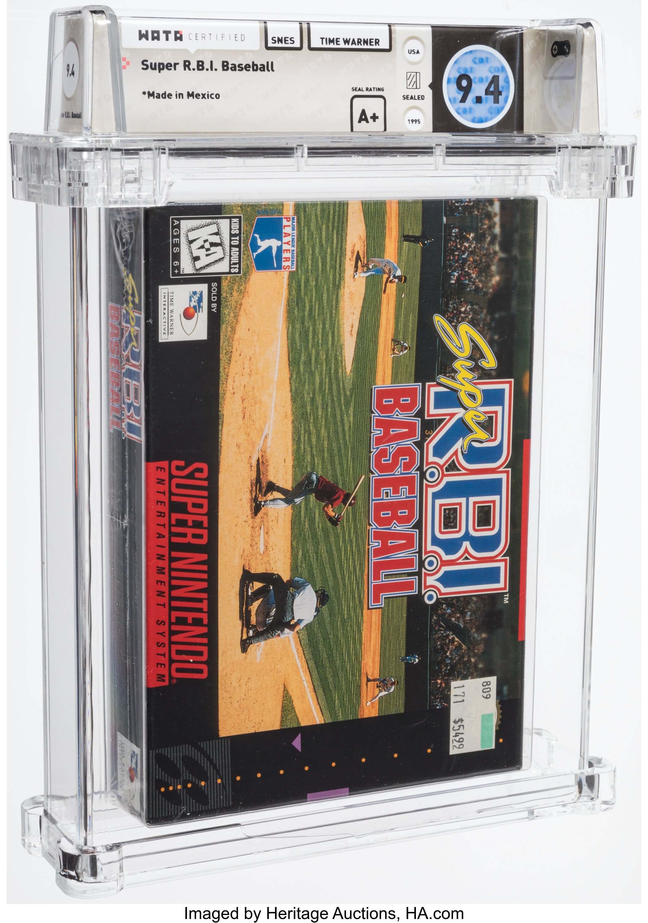 Super R.B.I. Baseball Super Nintendo (SNES): PSA Pop Report + Loose / CIB / Sealed Prices 2026