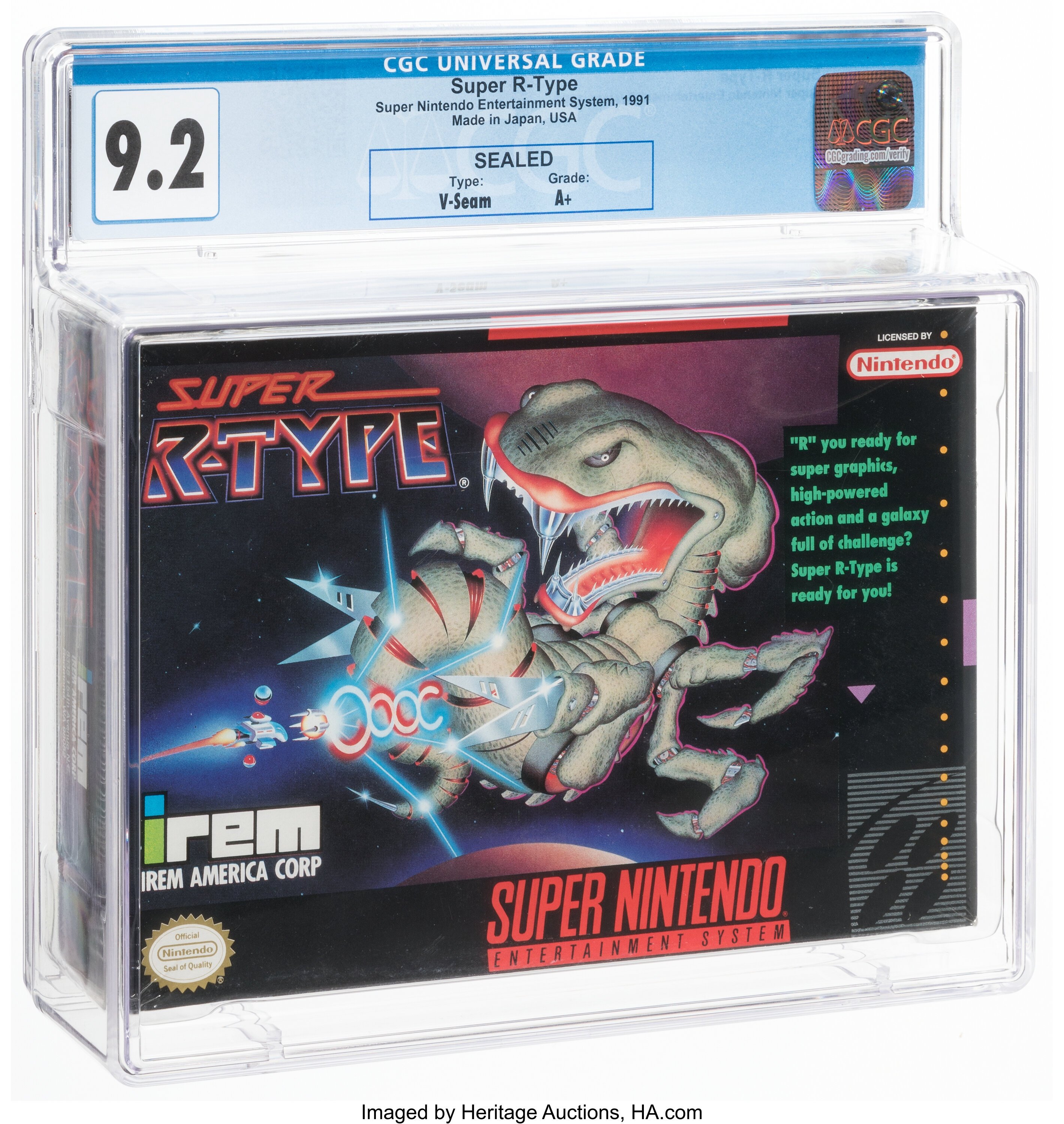 Super R-Type Super Nintendo (SNES): PSA Pop Report + Loose / CIB / Sealed Prices 2026