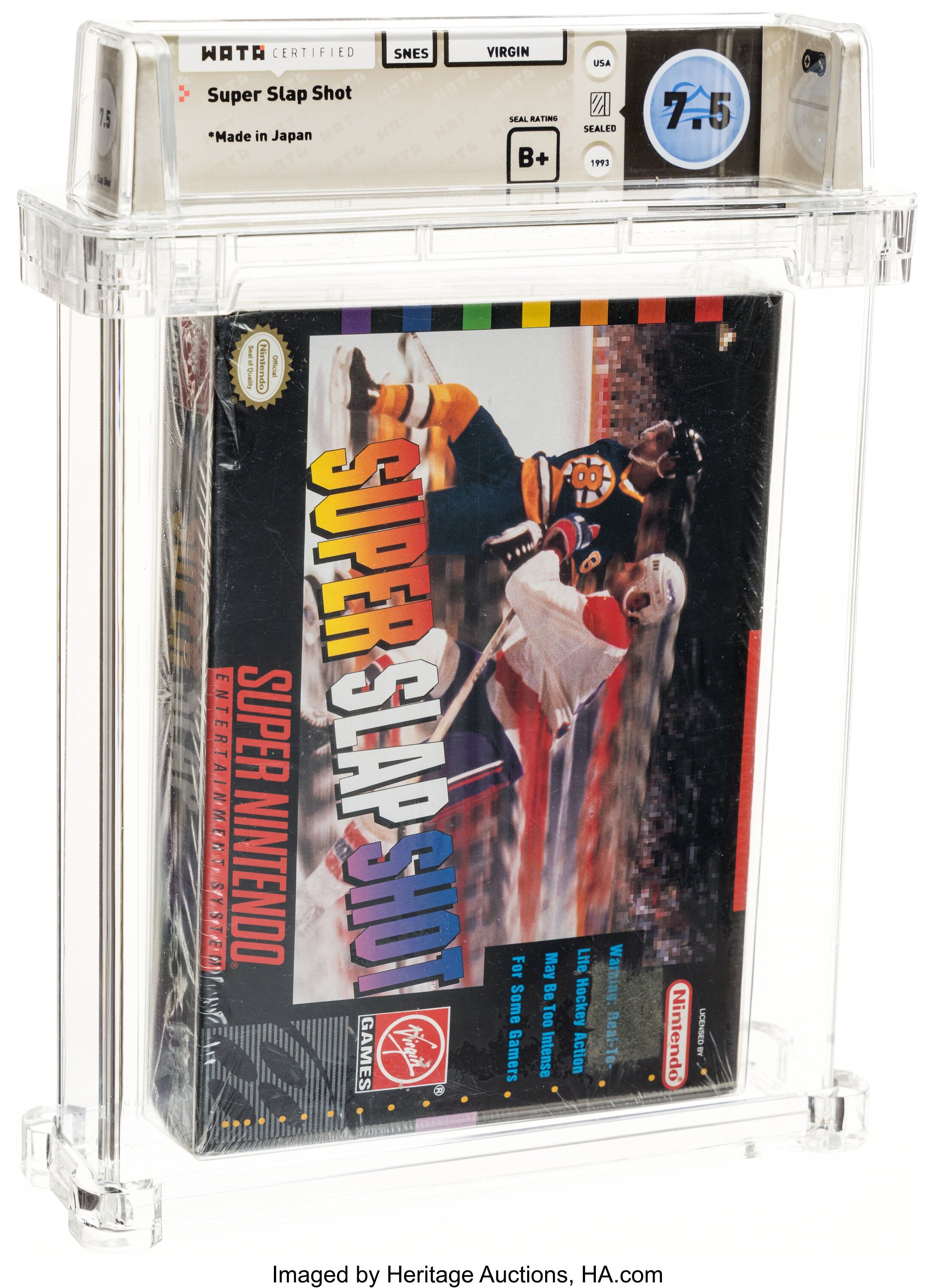 Super Slap Shot Super Nintendo (SNES): PSA Pop Report + Loose / CIB / Sealed Prices 2026