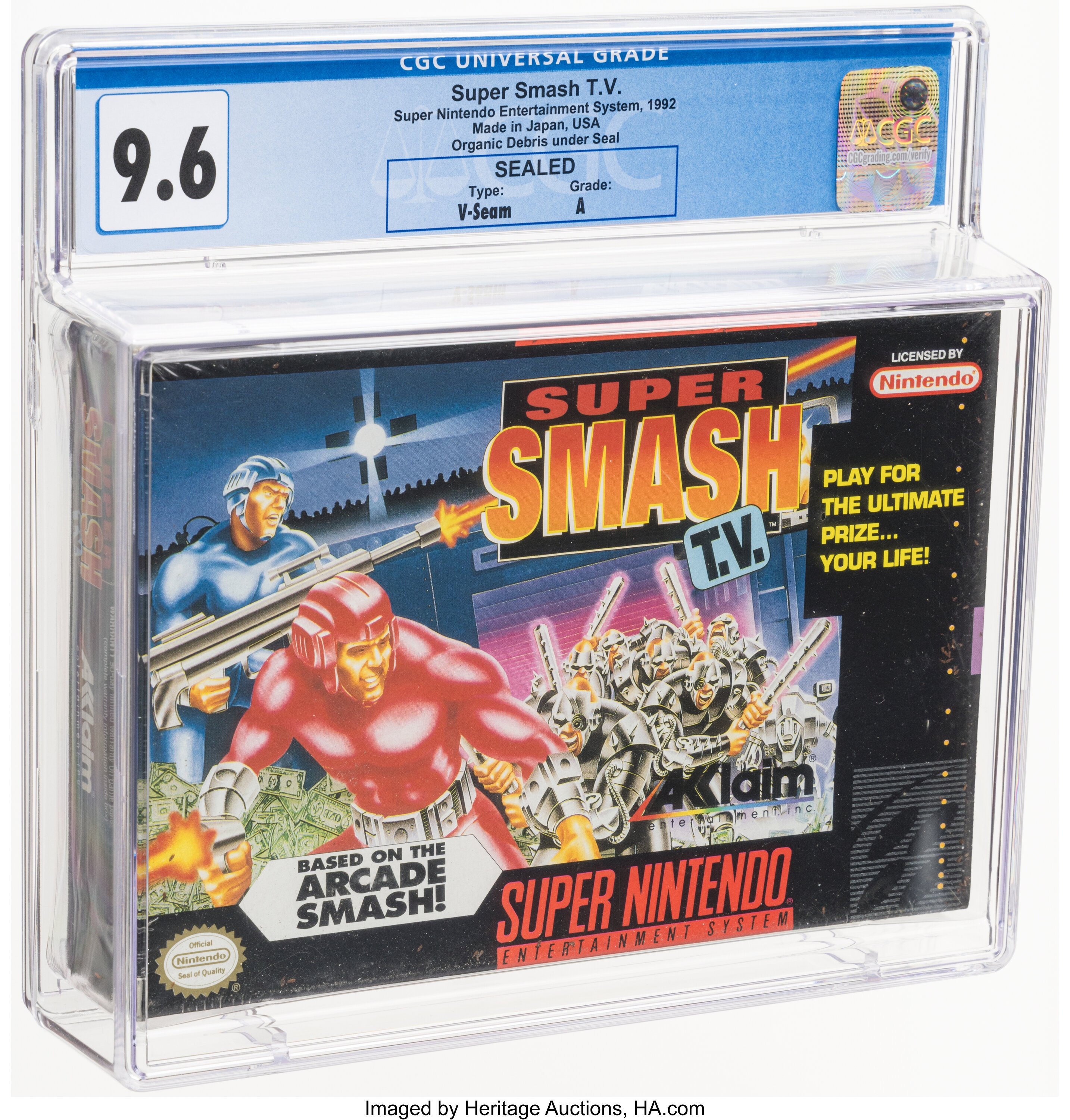 Super Smash T.V. Super Nintendo (SNES): PSA Pop Report + Loose / CIB / Sealed Prices 2026