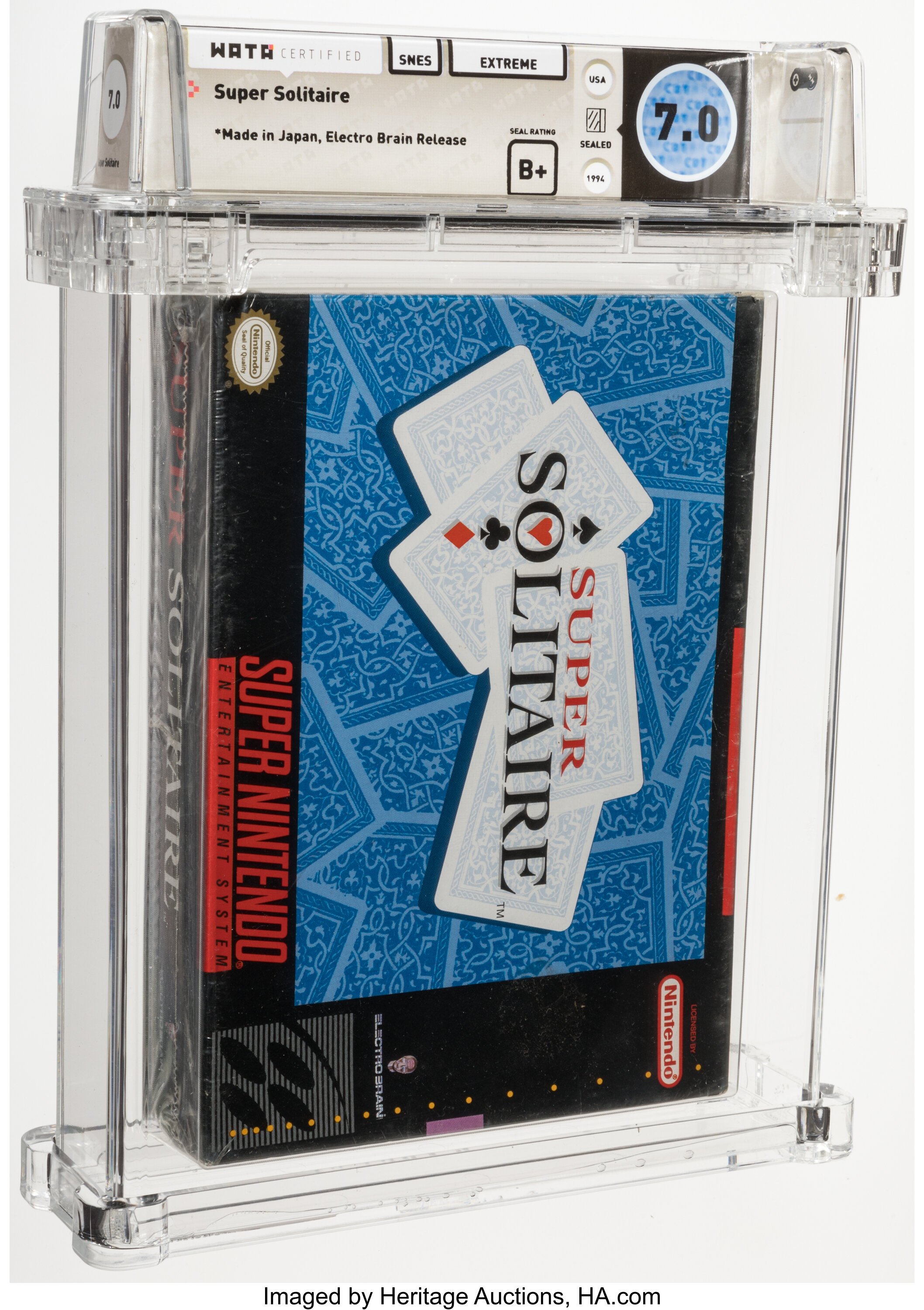 Super Solitaire Super Nintendo (SNES): PSA Pop Report + Loose / CIB / Sealed Prices 2026