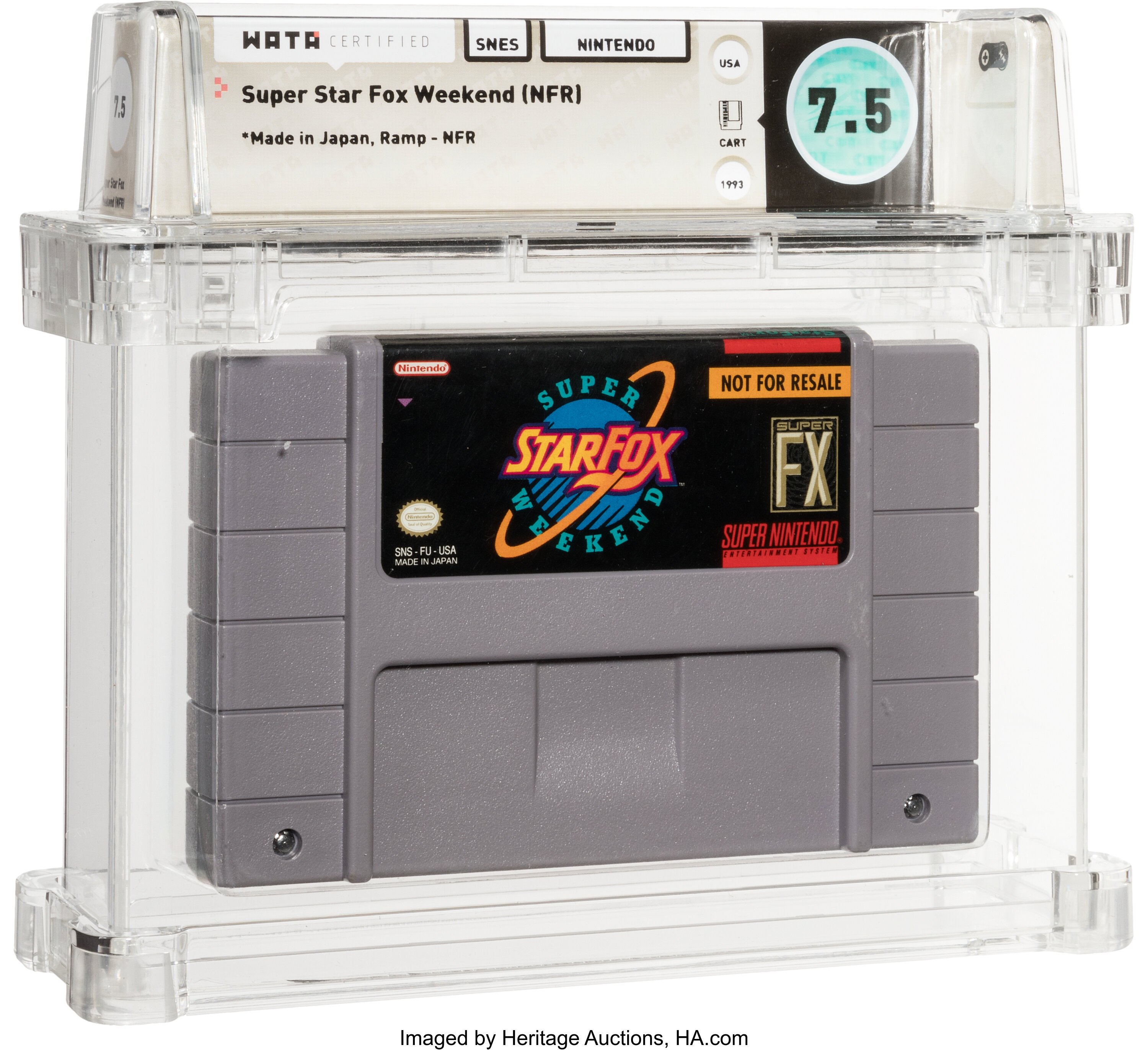 Super Star Fox Weekend (NFR) Super Nintendo (SNES): PSA Pop Report + Loose / CIB / Sealed Prices 2026