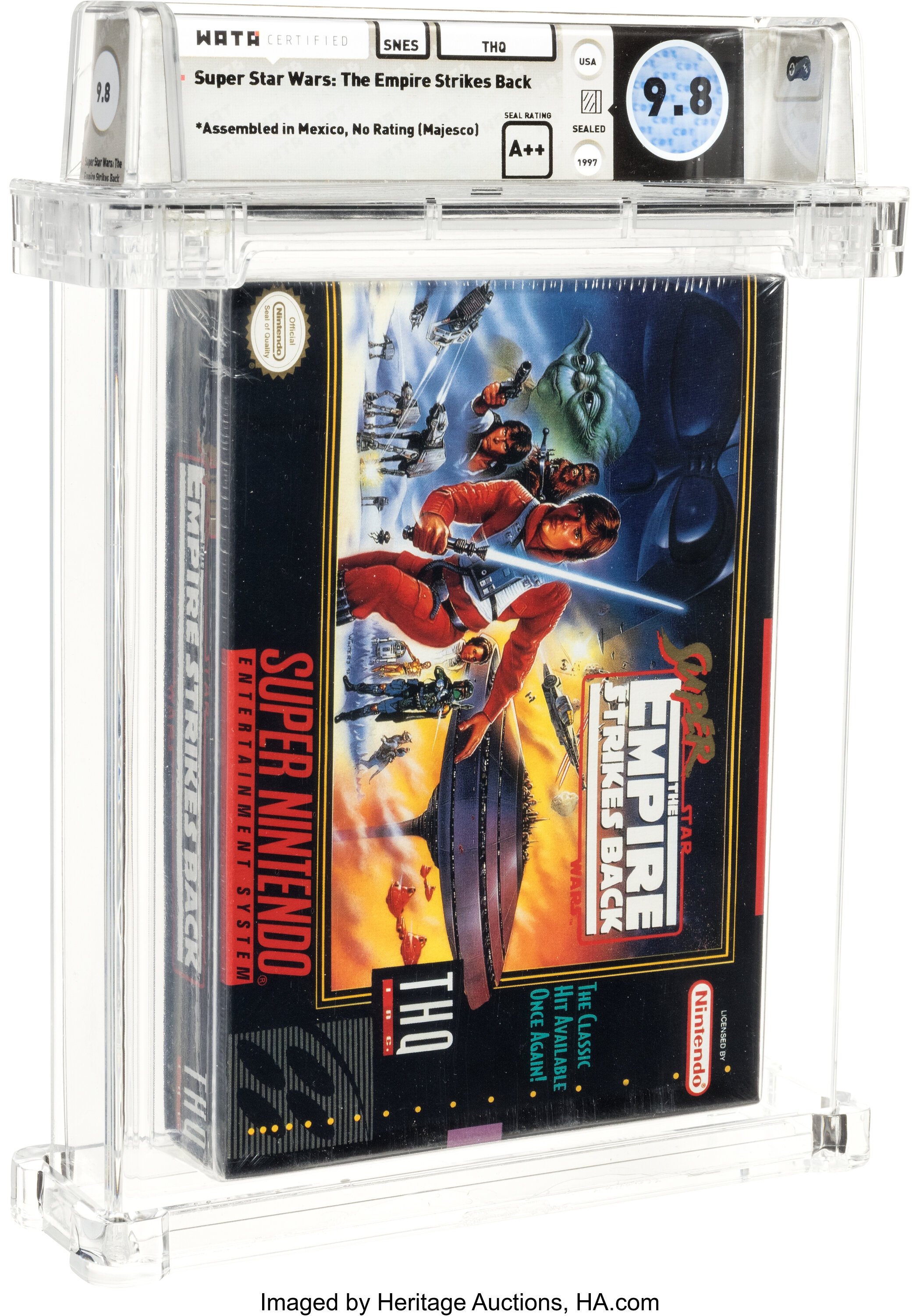 Super Star Wars: The Empire Strikes Back Super Nintendo (SNES): PSA Pop Report + Loose / CIB / Sealed Prices 2026