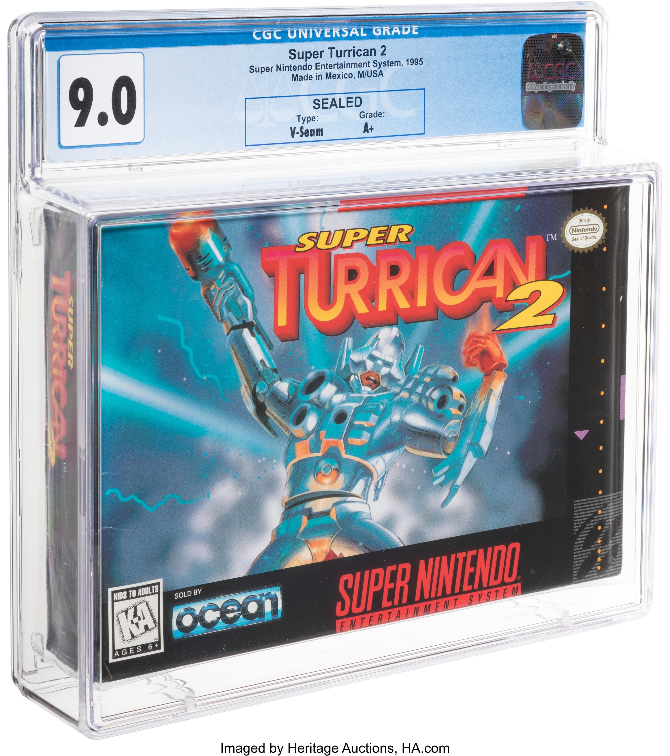 Super Turrican 2 Super Nintendo (SNES): PSA Pop Report + Loose / CIB / Sealed Prices 2026