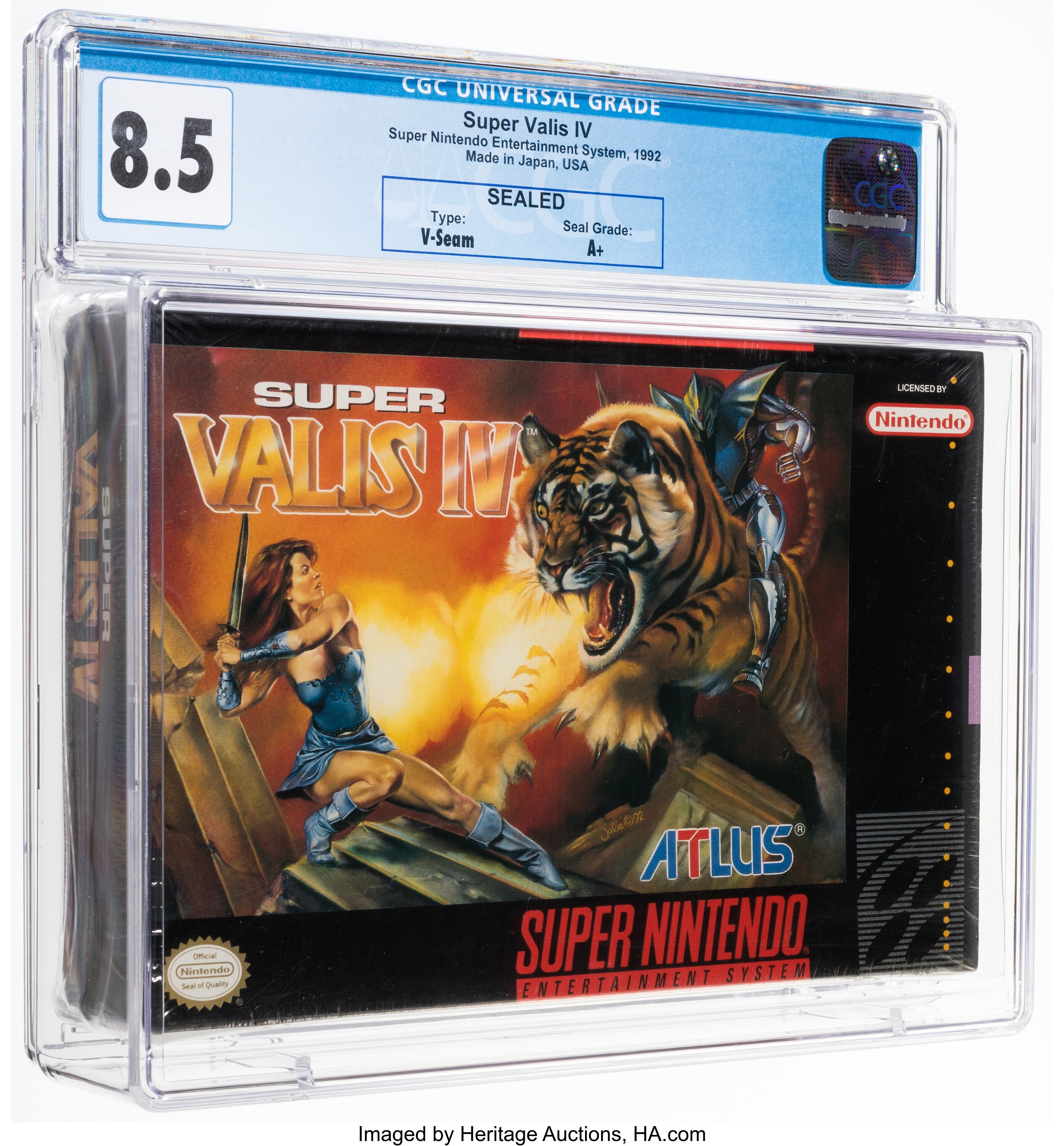 Super Valis IV Super Nintendo (SNES): PSA Pop Report + Loose / CIB / Sealed Prices 2026