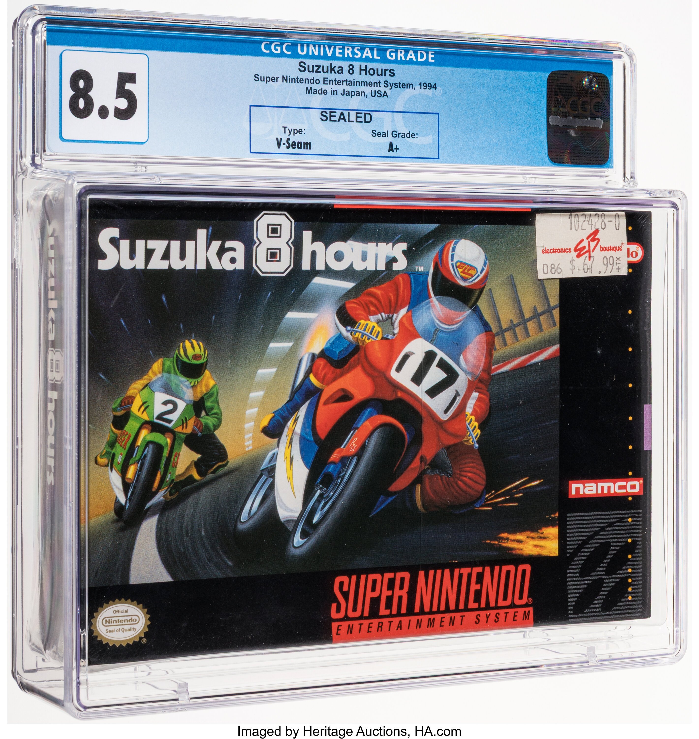 Suzuka 8 Hours Super Nintendo (SNES): PSA Pop Report + Loose / CIB / Sealed Prices 2026