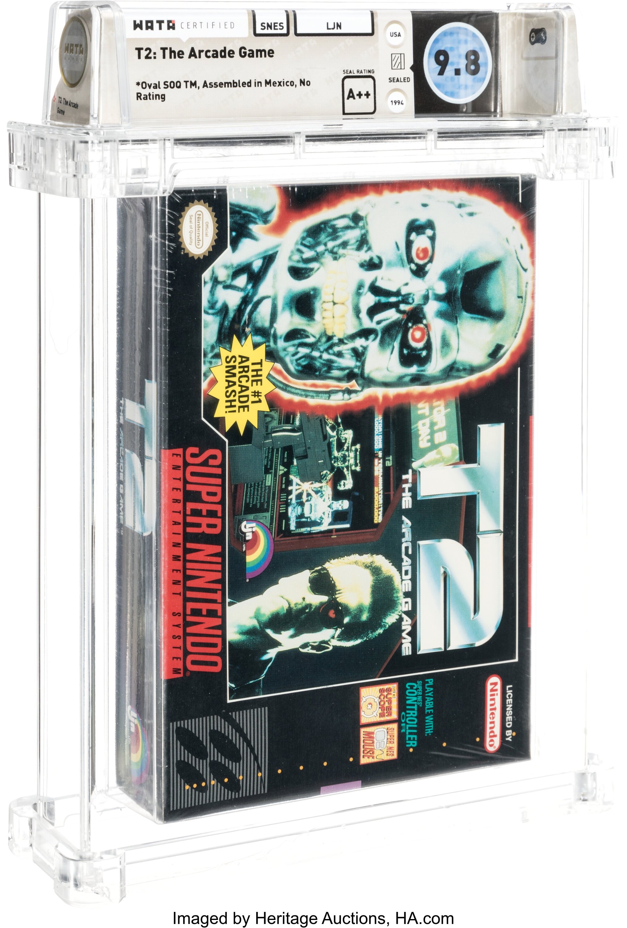 T2: The Arcade Game Super Nintendo (SNES): PSA Pop Report + Loose / CIB / Sealed Prices 2026
