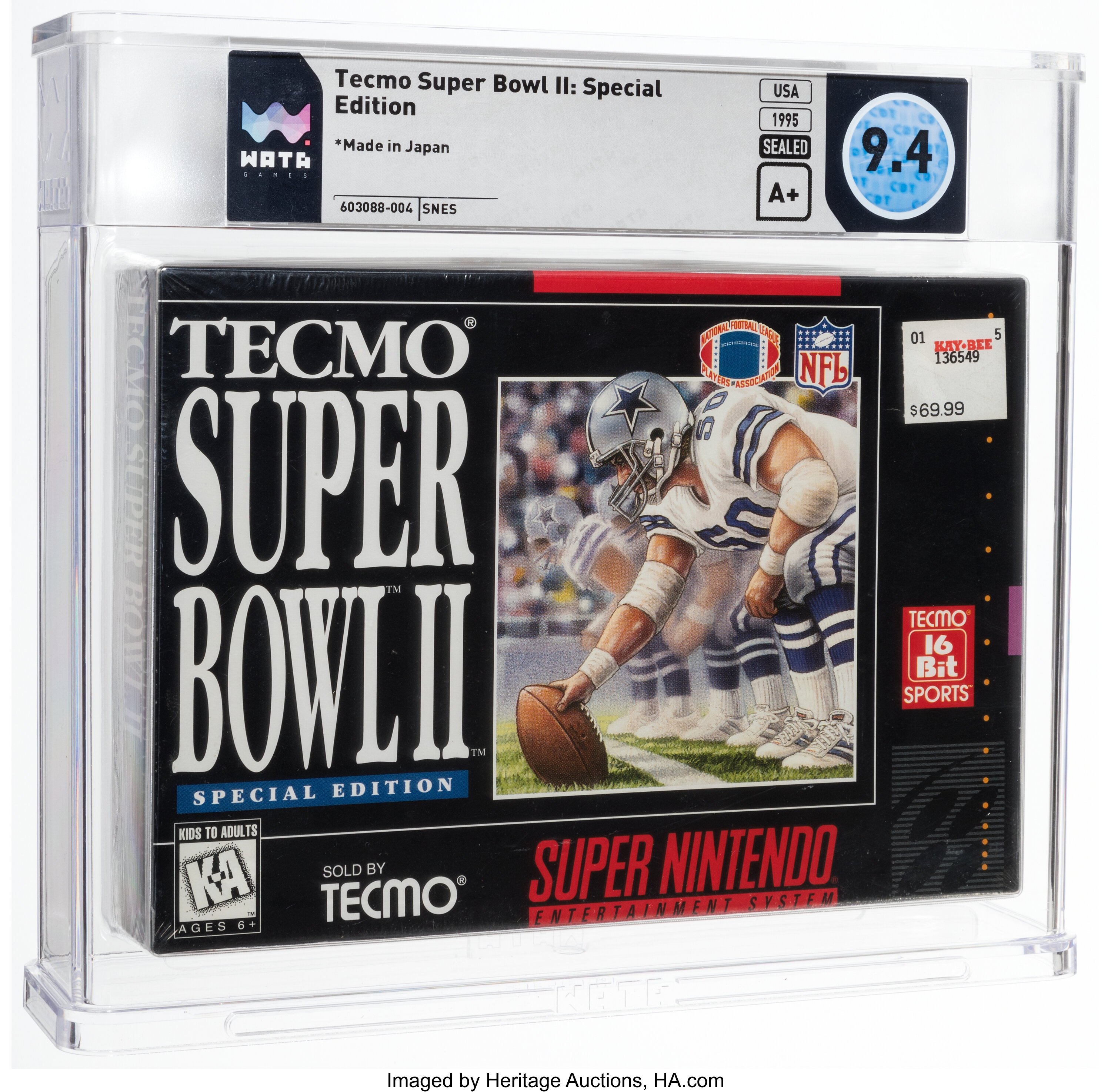Tecmo Super Bowl II: Special Edition Super Nintendo (SNES): PSA Pop Report + Loose / CIB / Sealed Prices 2026