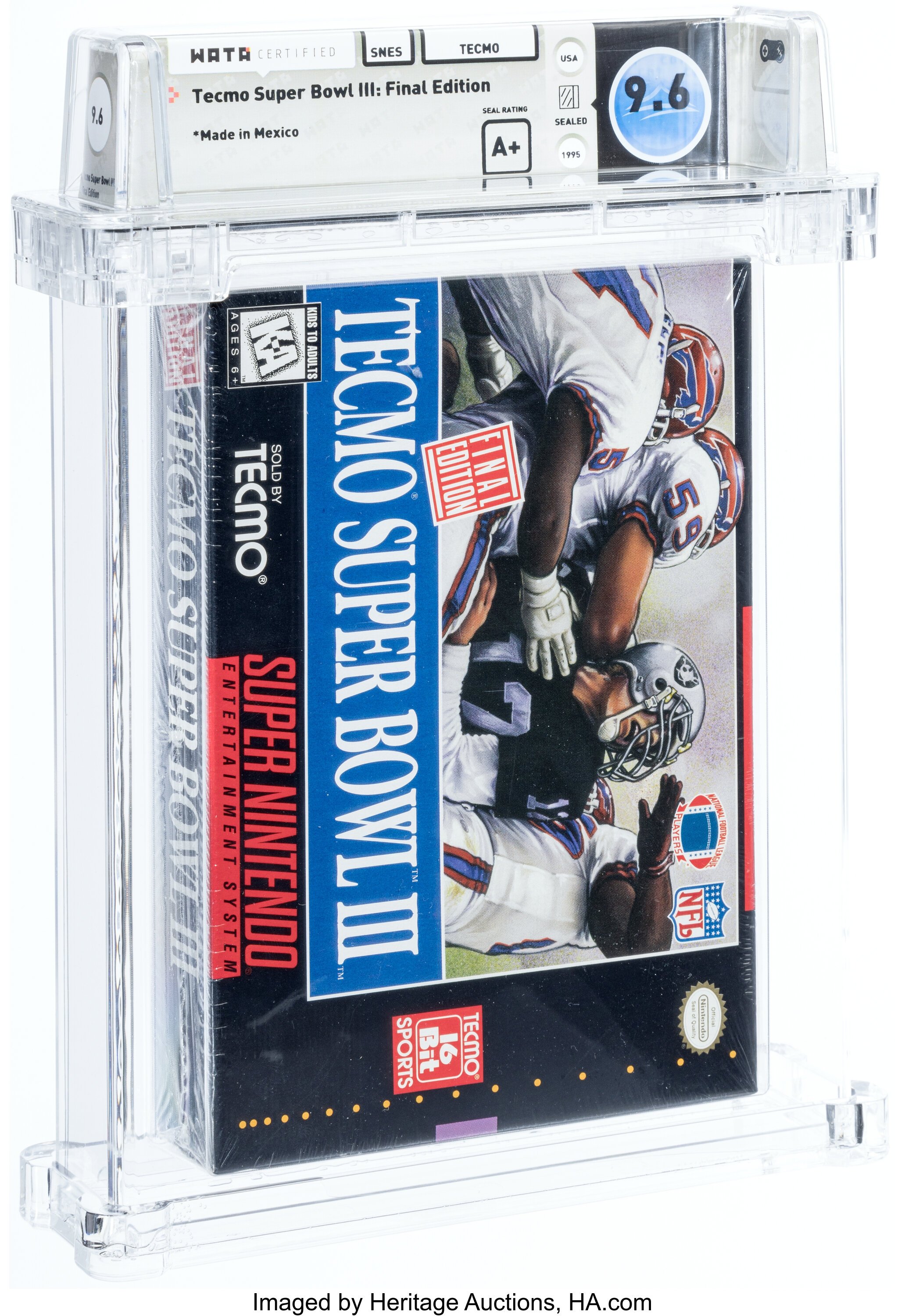 Tecmo Super Bowl III: Final Edition Super Nintendo (SNES): PSA Pop Report + Loose / CIB / Sealed Prices 2026