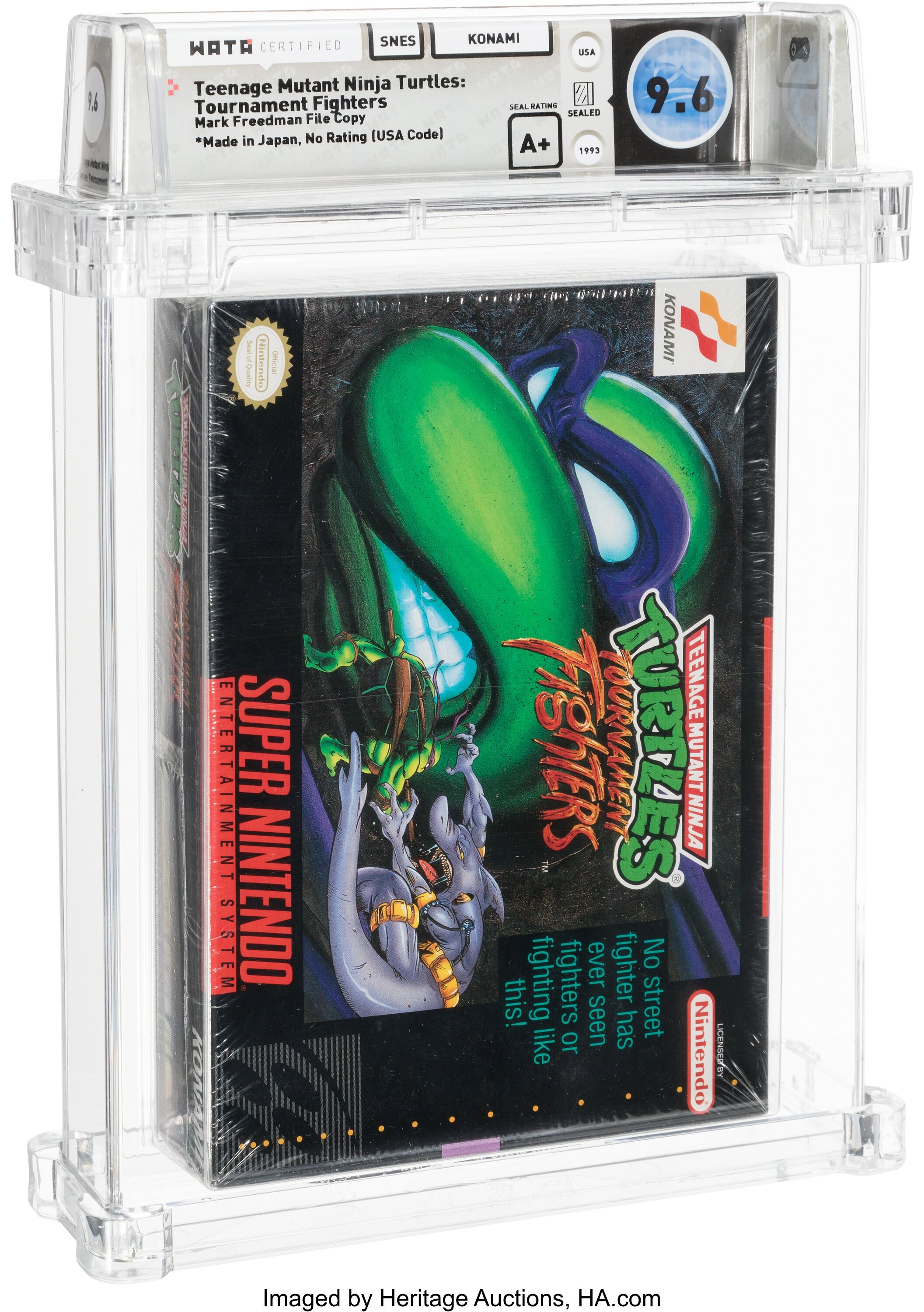 Teenage Mutant Ninja Turtles: Tournament Fighters Super Nintendo (SNES): PSA Pop Report + Loose / CIB / Sealed Prices 2026