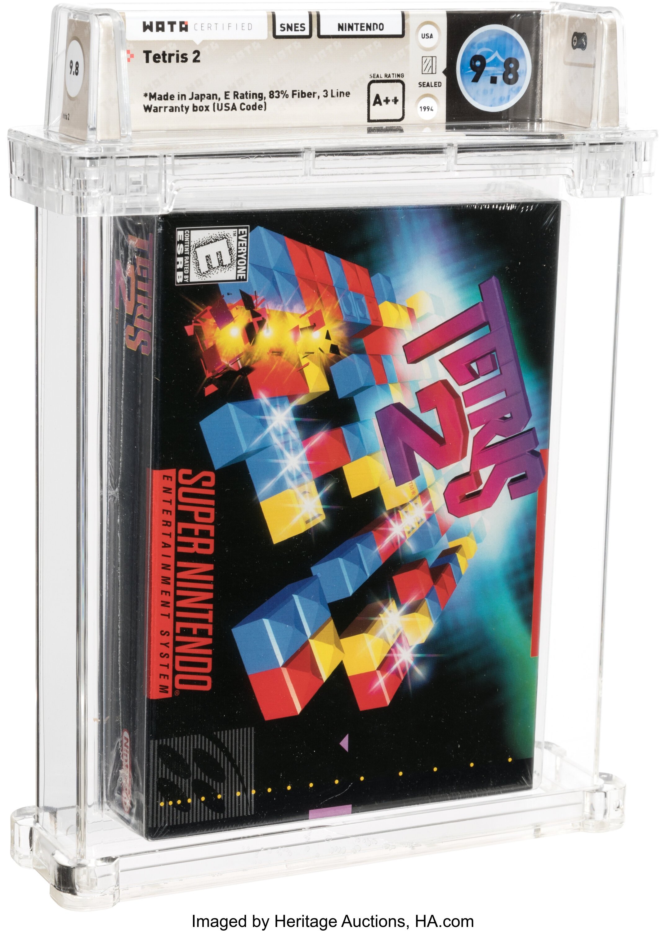 Tetris 2 Super Nintendo (SNES): PSA Pop Report + Loose / CIB / Sealed Prices 2026