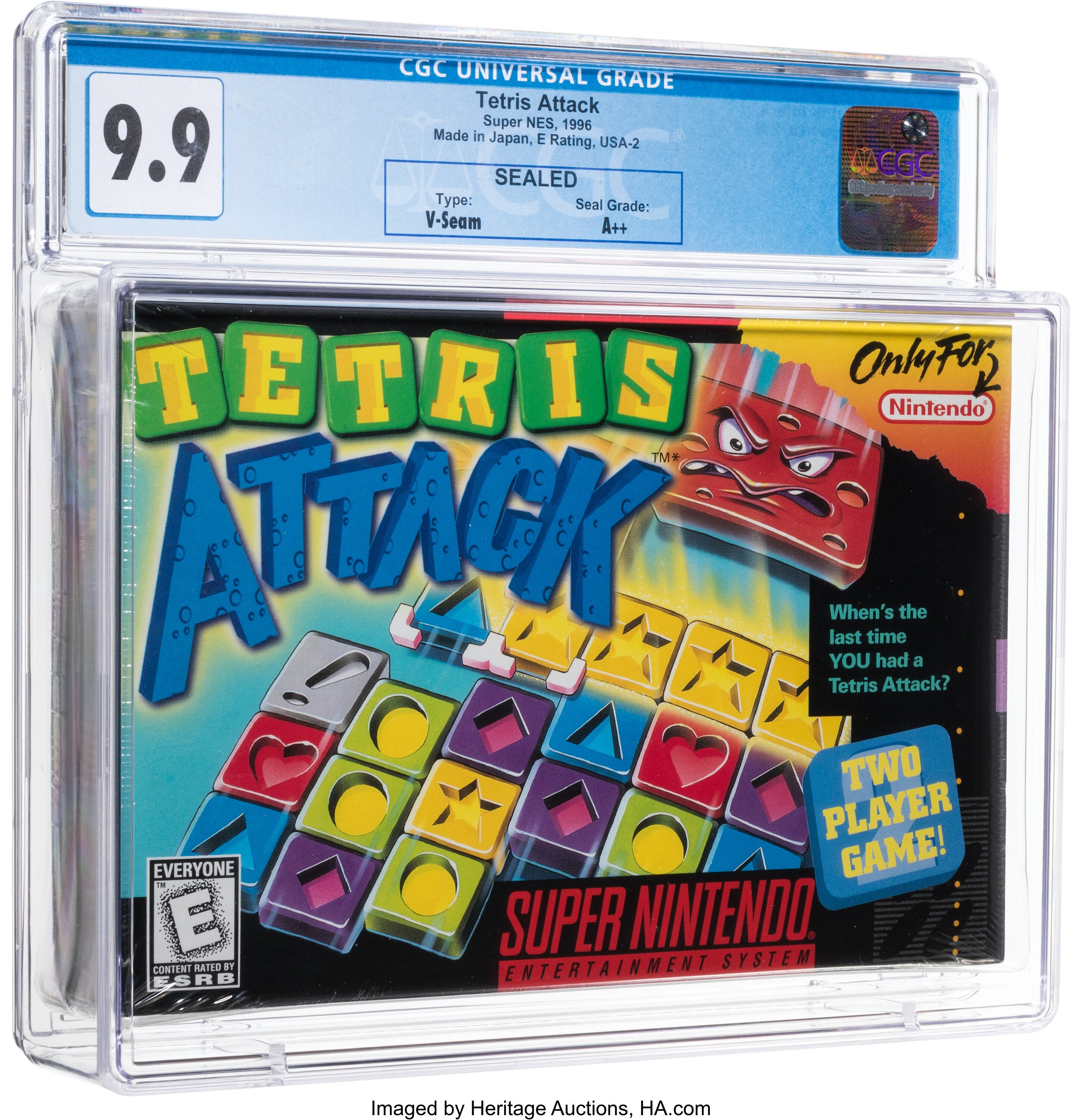 Tetris Attack Super Nintendo (SNES): PSA Pop Report + Loose / CIB / Sealed Prices 2026