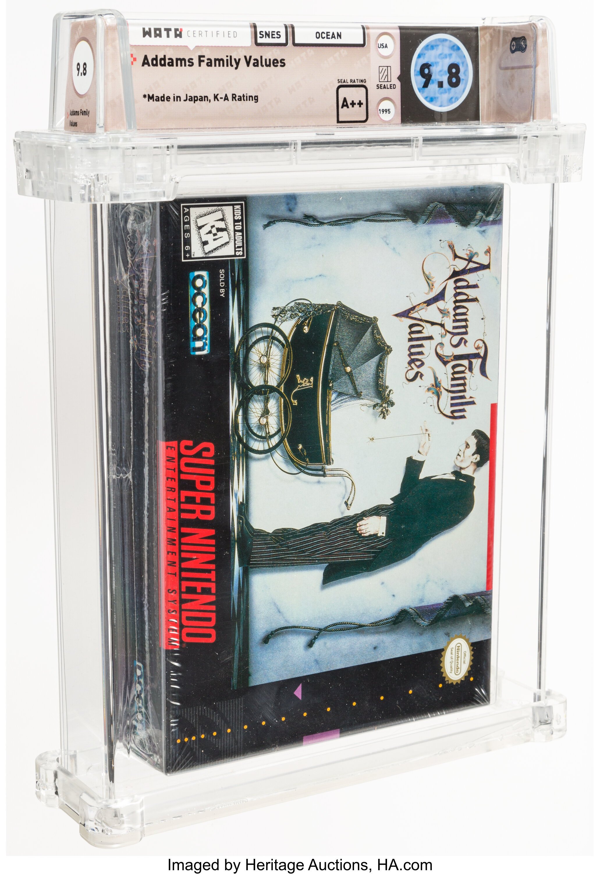 The Addams Family Super Nintendo (SNES): PSA Pop Report + Loose / CIB / Sealed Prices 2026