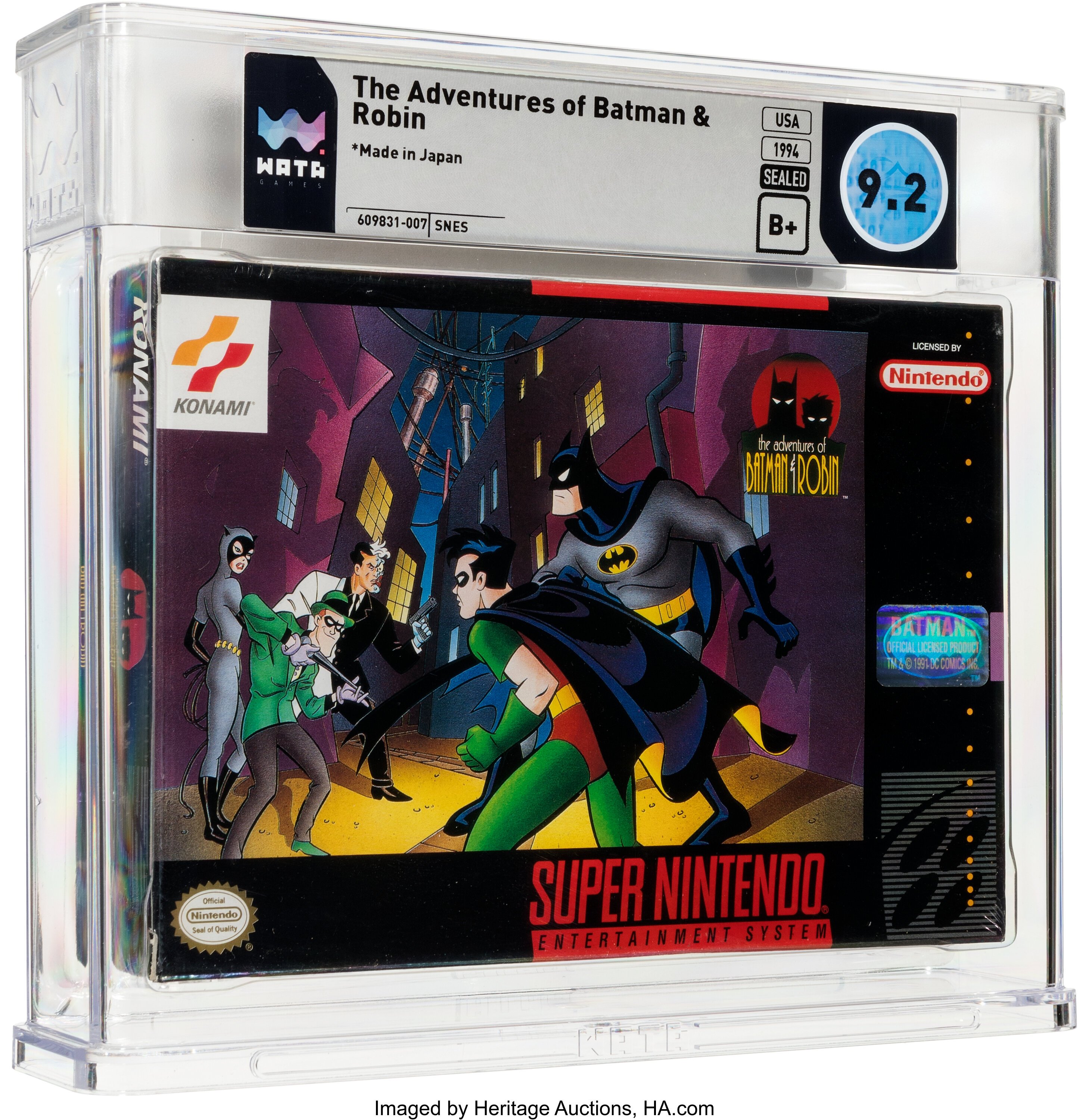 The Adventures of Batman & Robin Super Nintendo (SNES): PSA Pop Report + Loose / CIB / Sealed Prices 2026