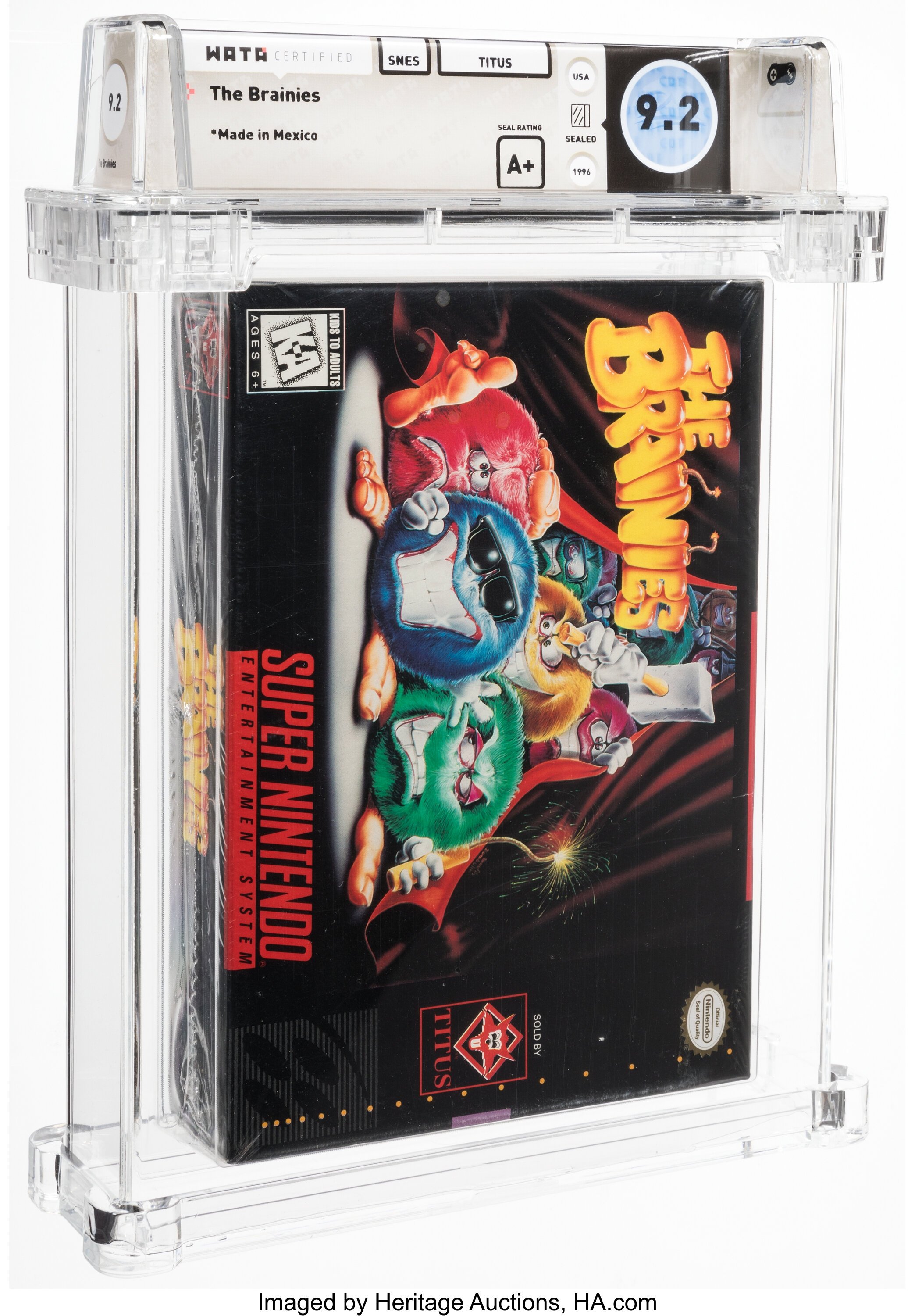 The Brainies Super Nintendo (SNES): PSA Pop Report + Loose / CIB / Sealed Prices 2026