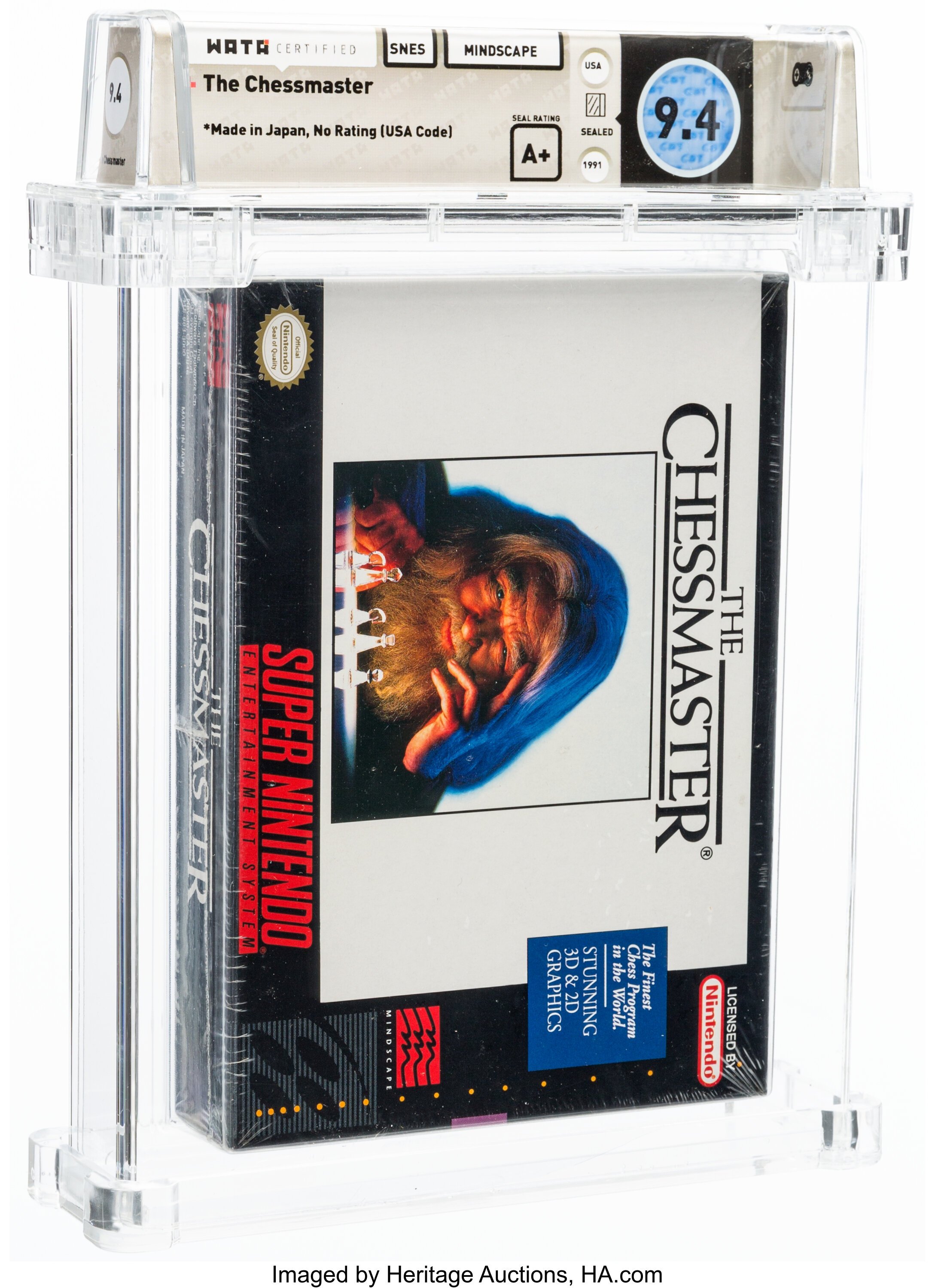 The Chessmaster Super Nintendo (SNES): PSA Pop Report + Loose / CIB / Sealed Prices 2026