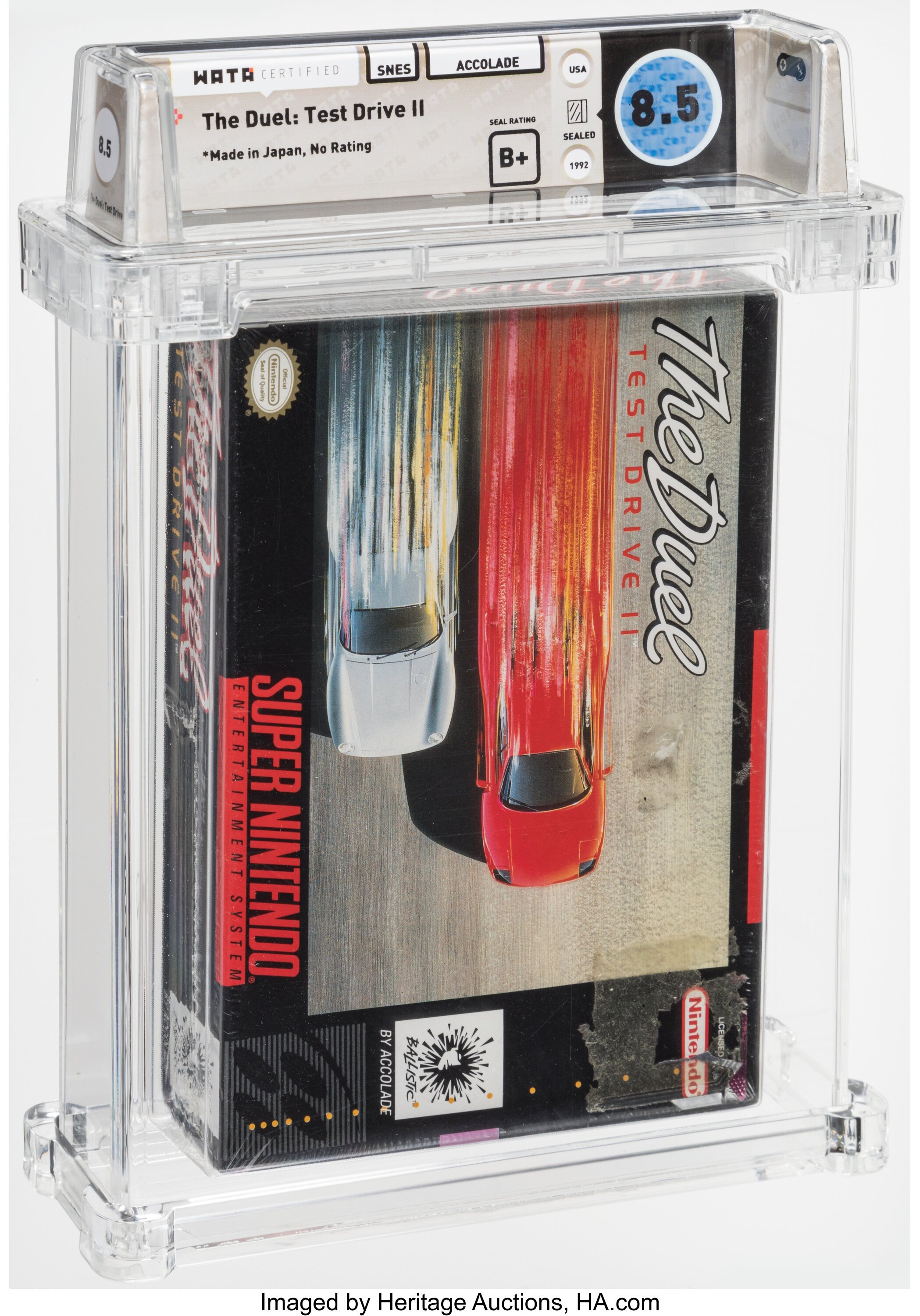 The Duel: Test Drive II Super Nintendo (SNES): PSA Pop Report + Loose / CIB / Sealed Prices 2026